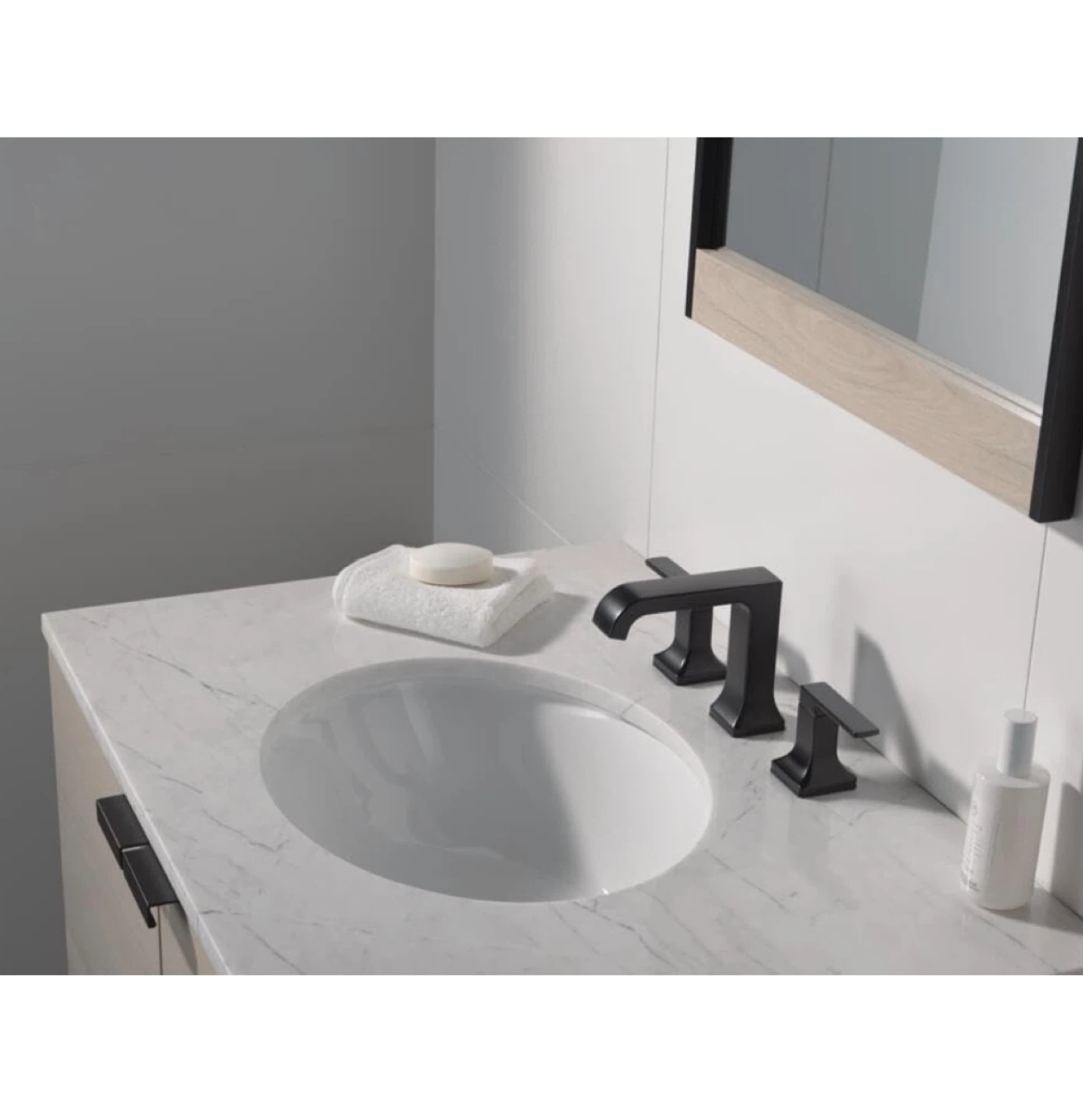 Delta Velum Matte Black Bathroom Faucet - photo 3