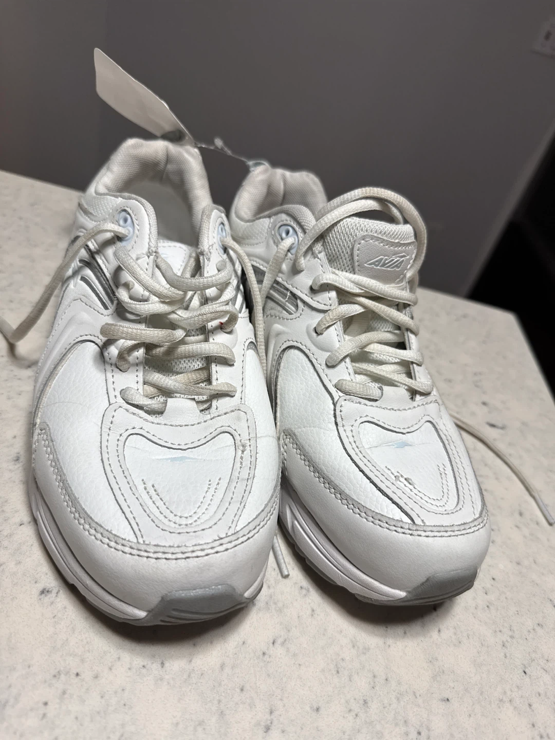 Avia White Wide Fit Sneakers - Women's Size 9W - photo 2
