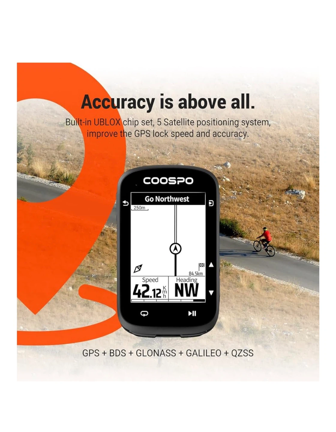 COOSPO CS500 Wireless GPS Bike Computer - photo 2