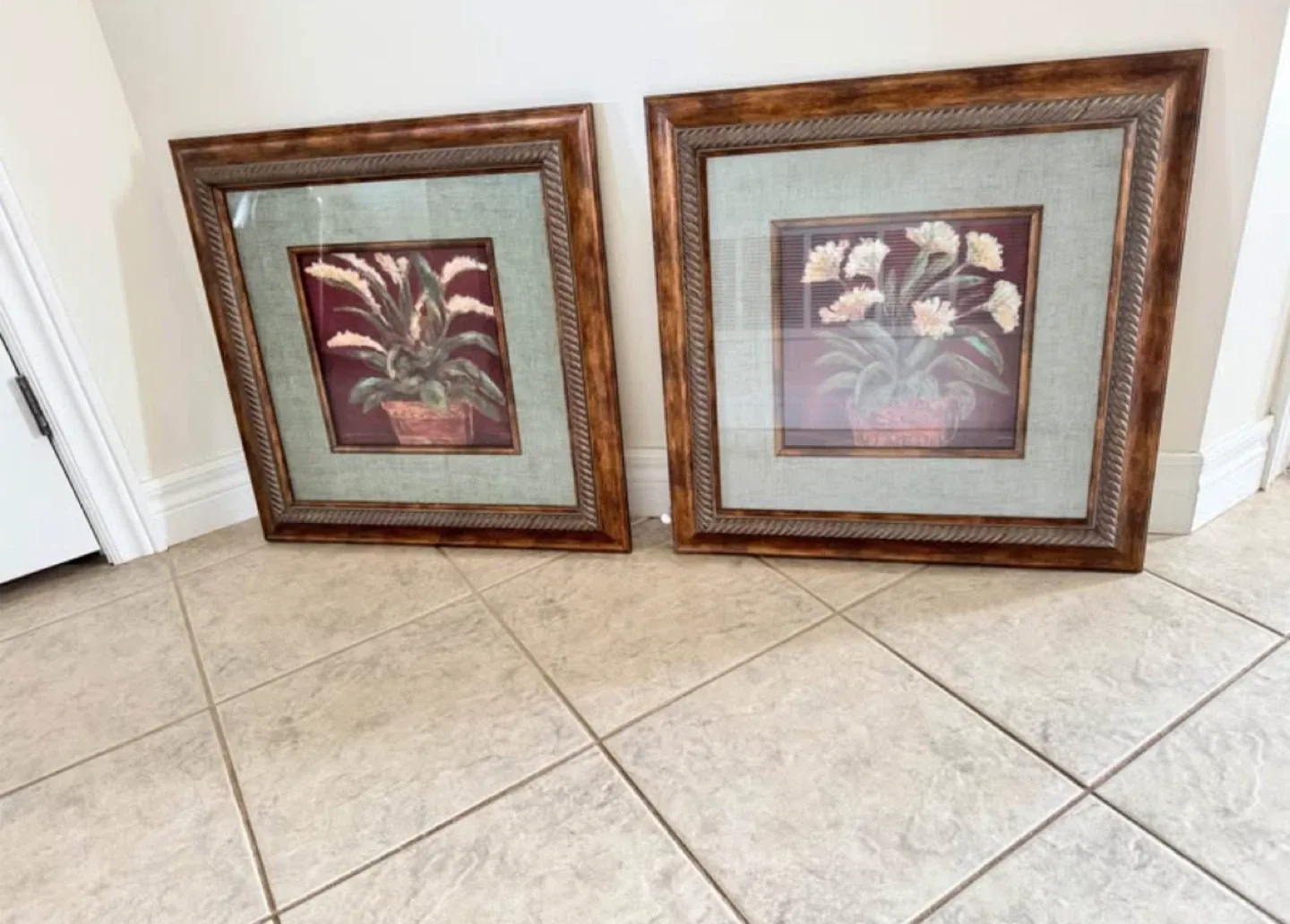 Framed Floral Wall Art - Set of 2 thumbnail