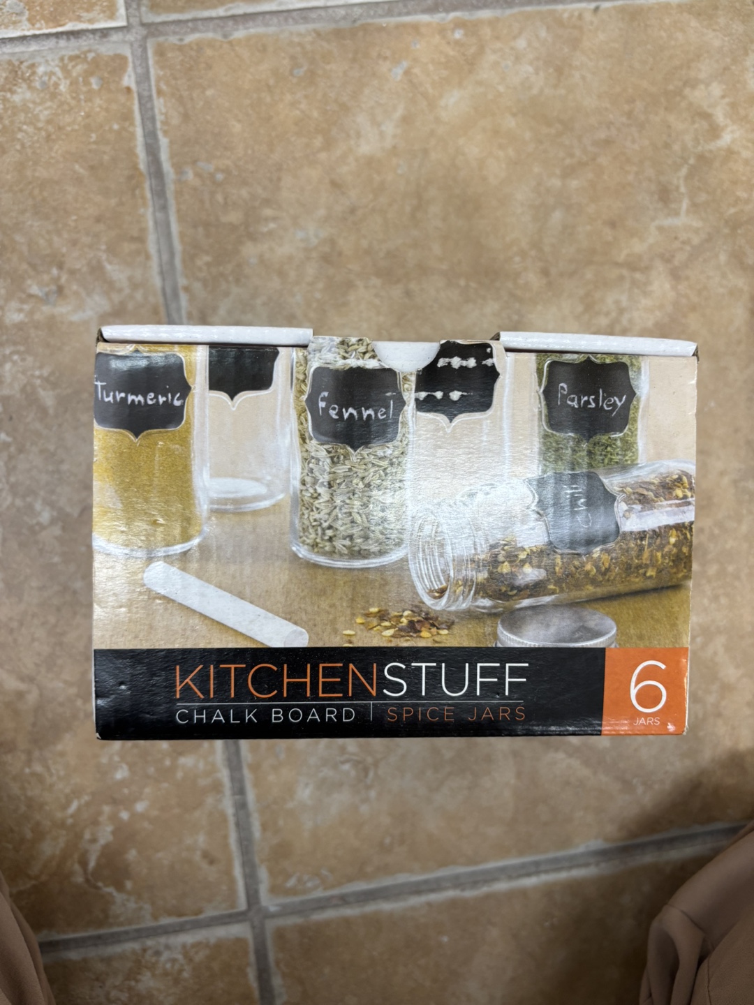 KitchenStuff Chalk Board Spice Jars - Set of 6 - photo 2
