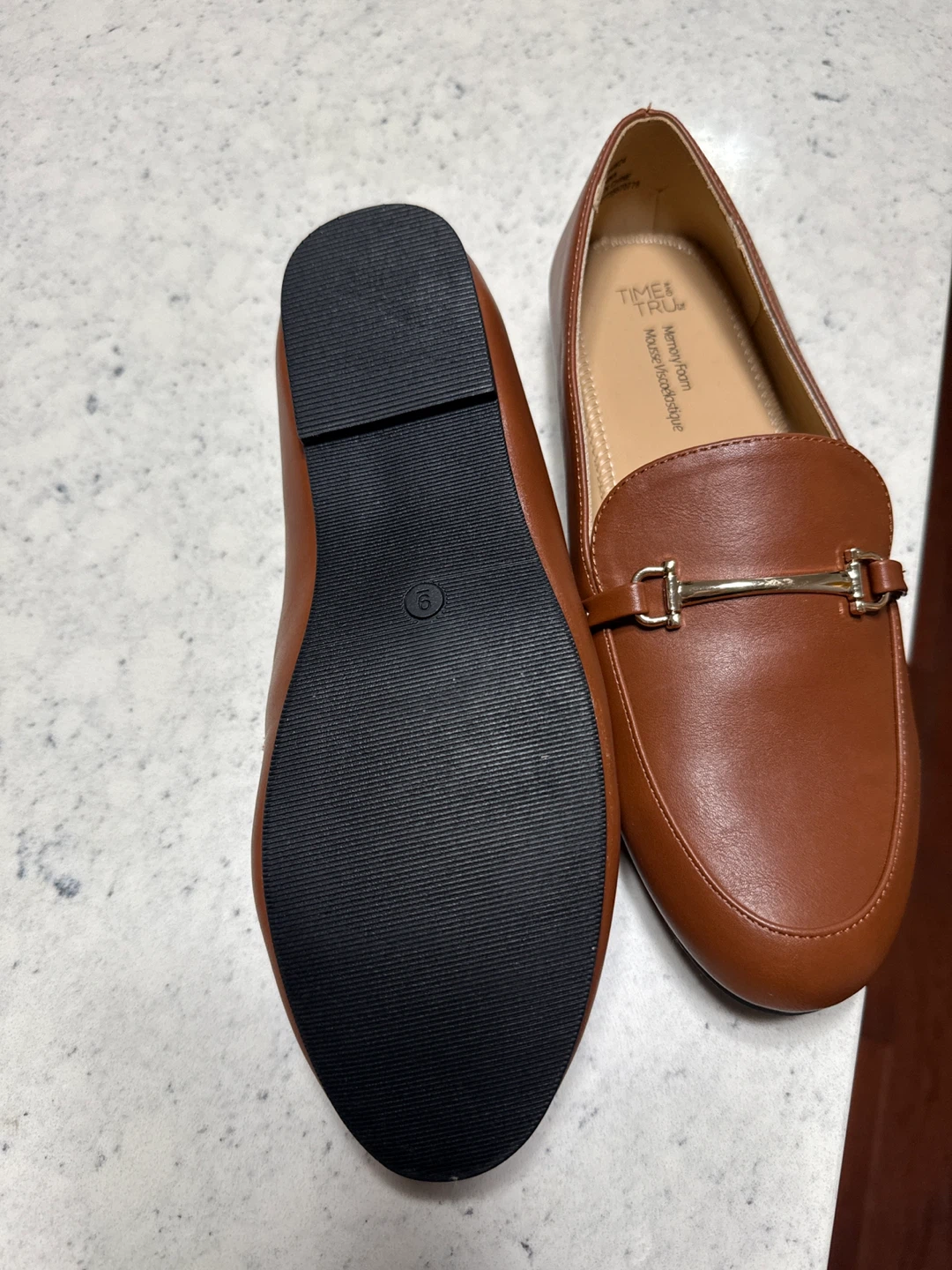 Time and Tru Brown Loafers - Size 9 - photo 4
