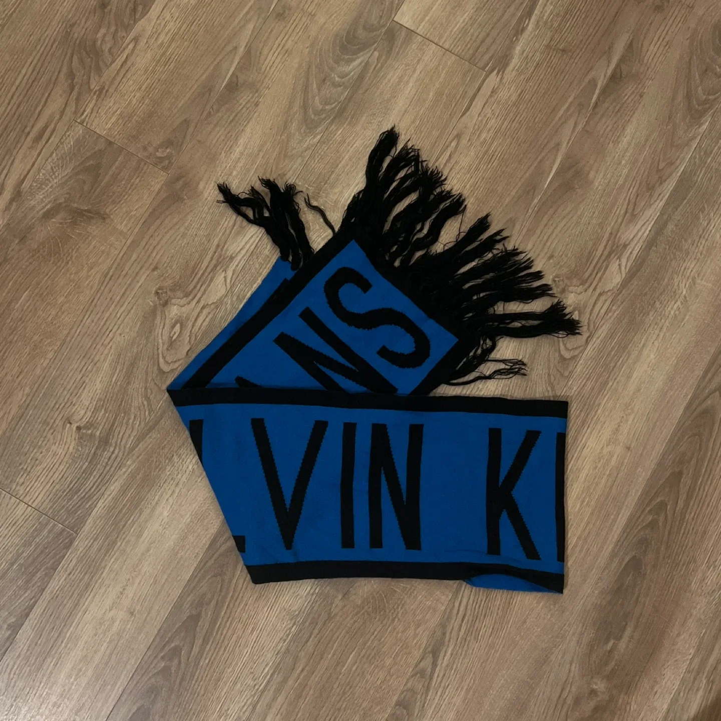 Calvin Klein Jeans Blue Scarf thumbnail