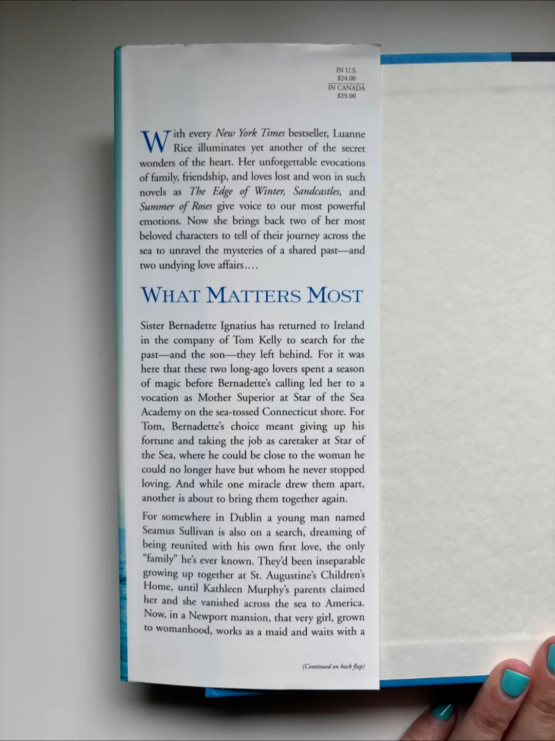 What Matters Most by Luanne Rice image indicator(2)