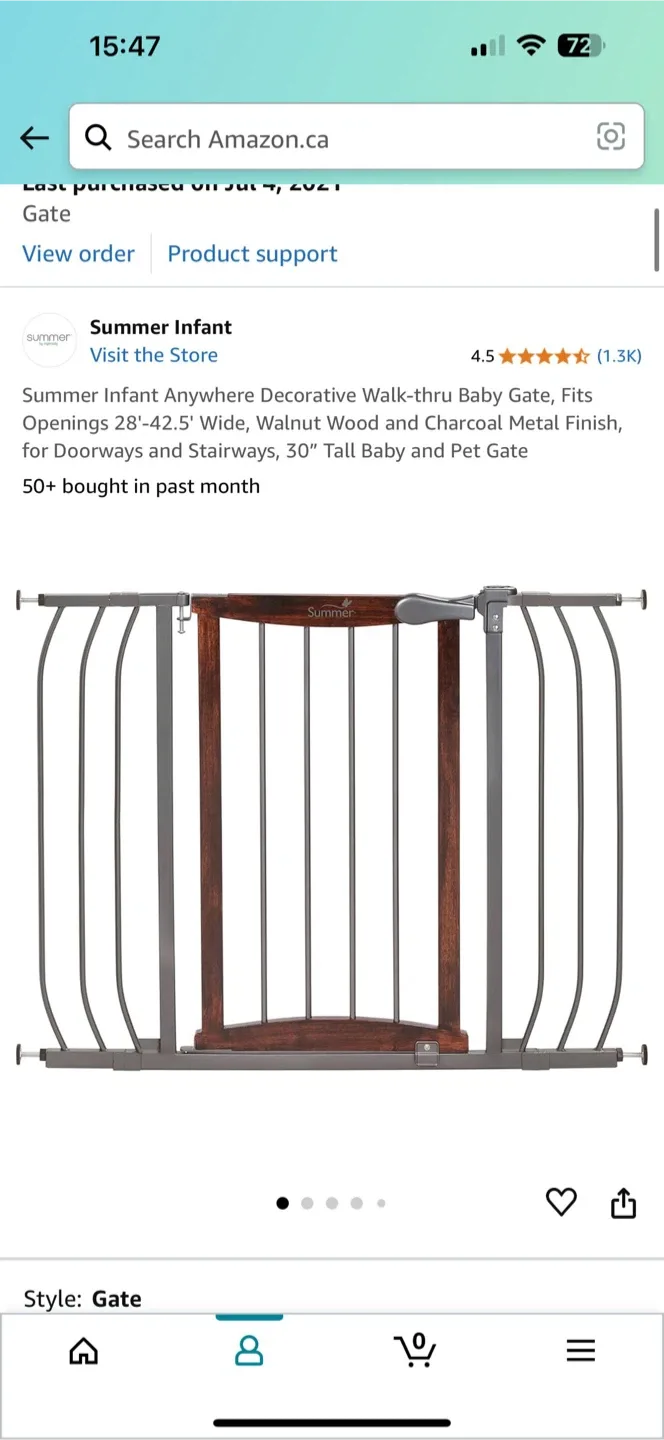 Summer Infant Walk-Thru Baby Gate thumbnail