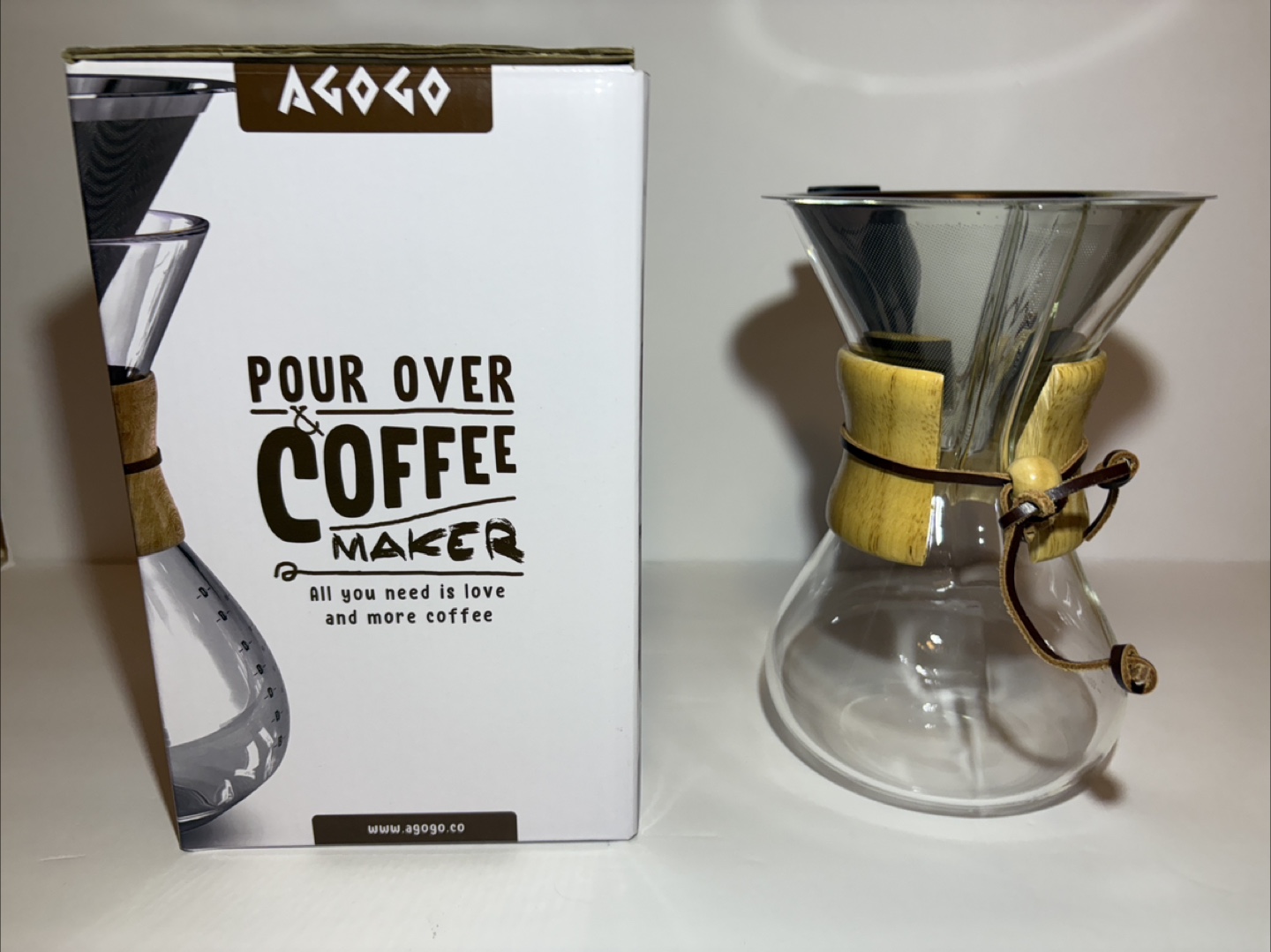*New* 8 Cup Agogo Pour Over Coffee Maker - photo 3