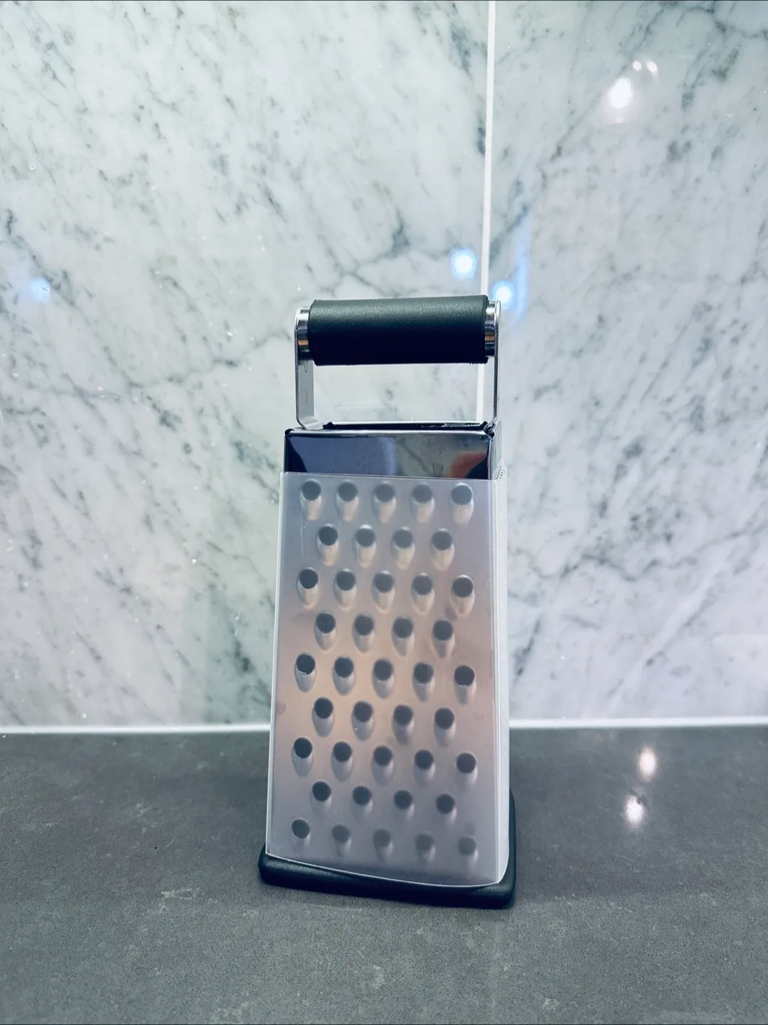 Stainless steel grater for cheeses, vegetables etc thumbnail