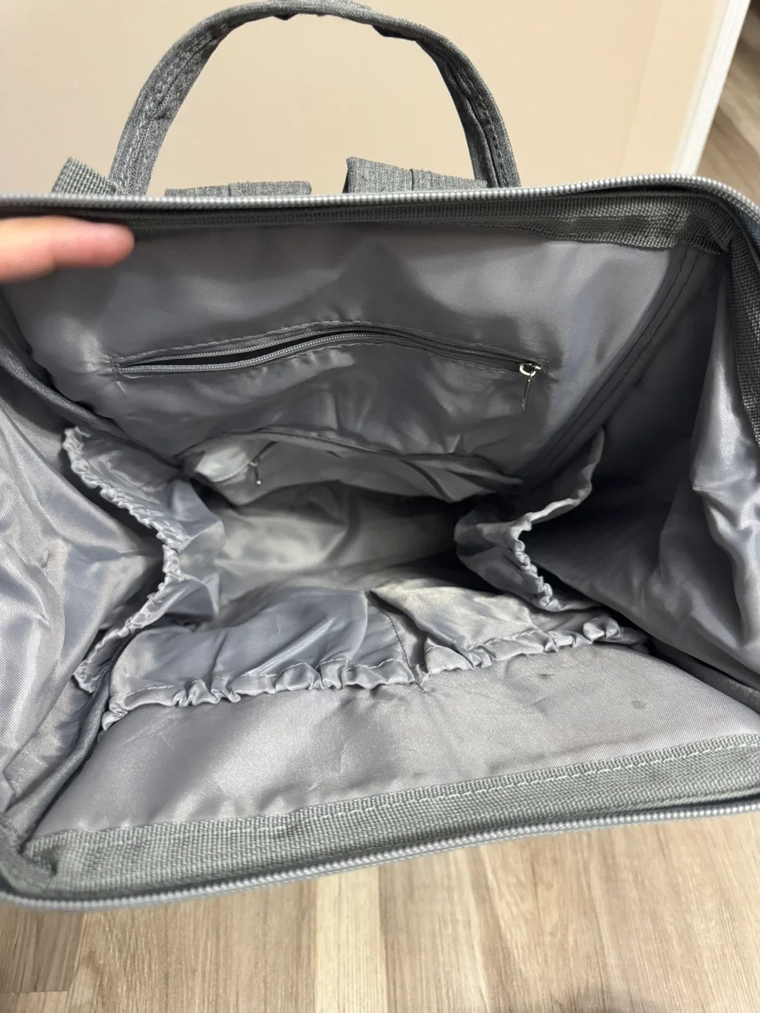 KiddyCare Diaper Bag Backpack - Grey image indicator(2)