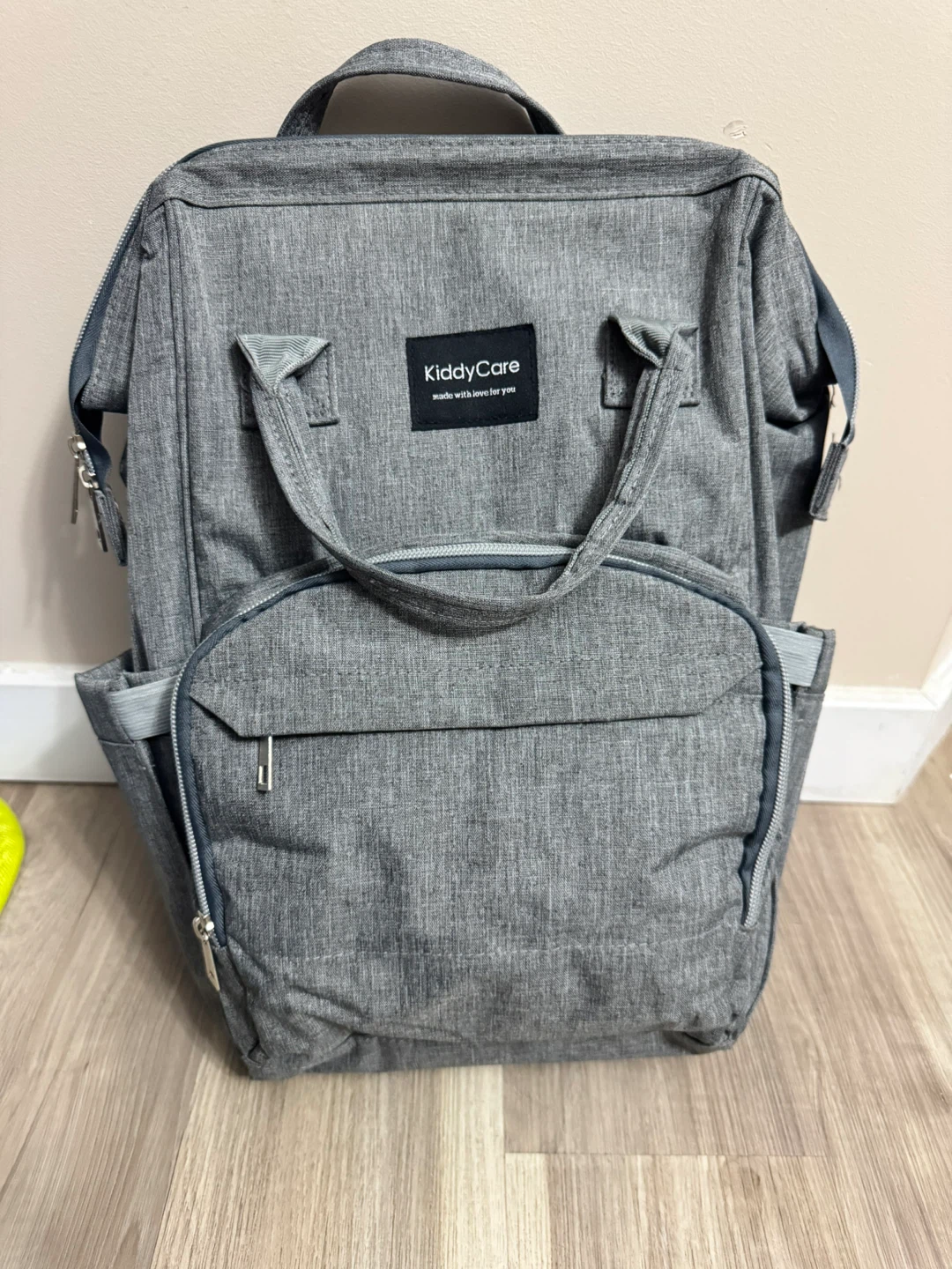 KiddyCare Diaper Bag Backpack - Grey