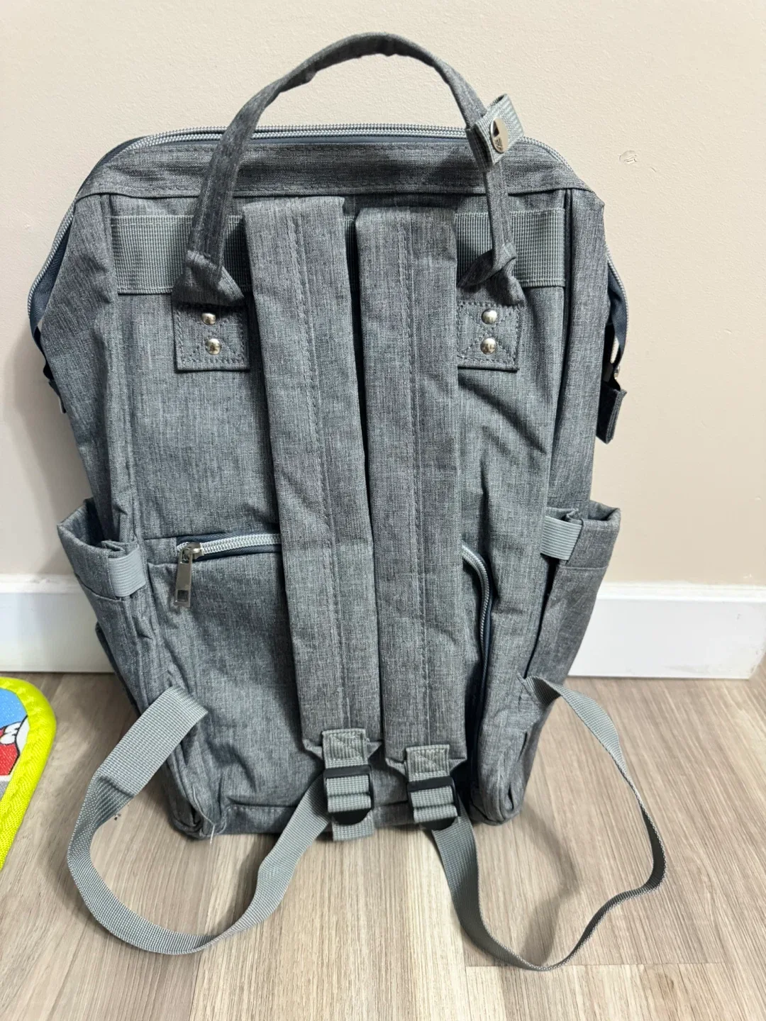 KiddyCare Diaper Bag Backpack - Grey image indicator(4)