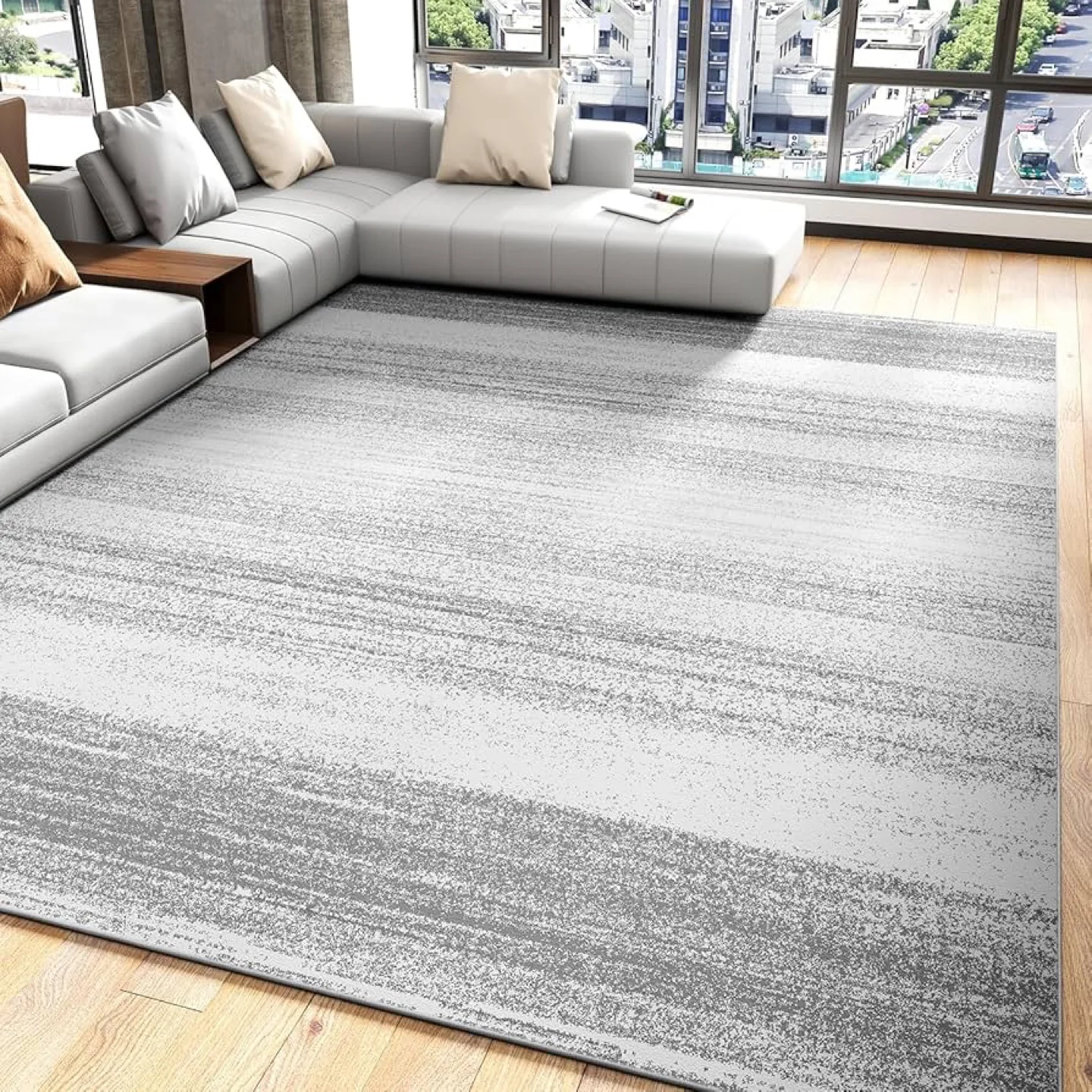 Brand new Modern Abstract Area Rug 8x10 thumbnail