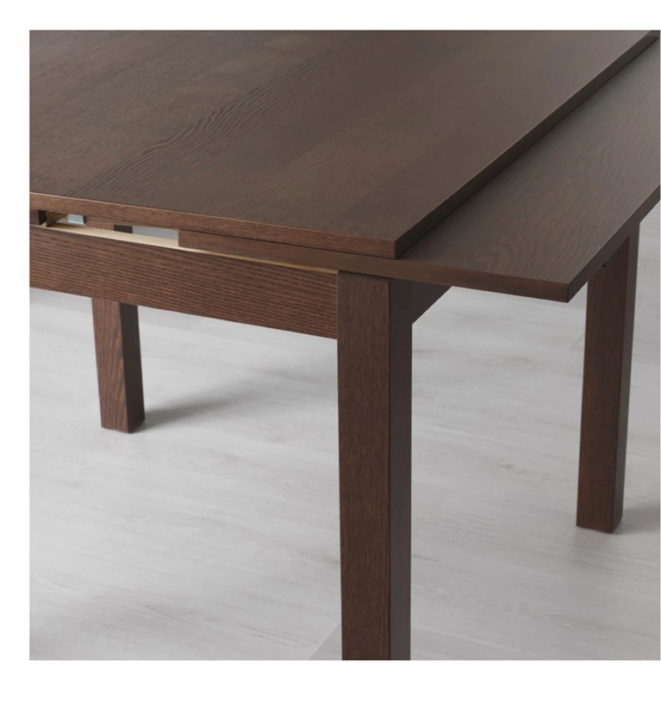 IKEA Extendable Dining Table - Dark Brown - photo 2