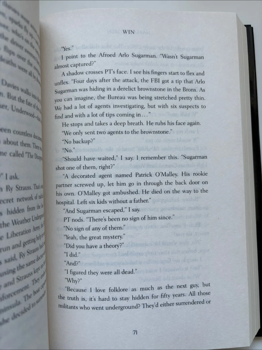 Win by Harlan Coben - A Novel Hardcover image indicator(5)