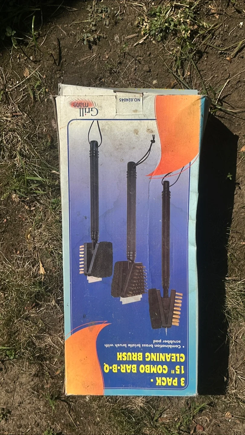 Grill Mate 3-Pack 15" Combo Bar-B-Q Cleaning Brush thumbnail