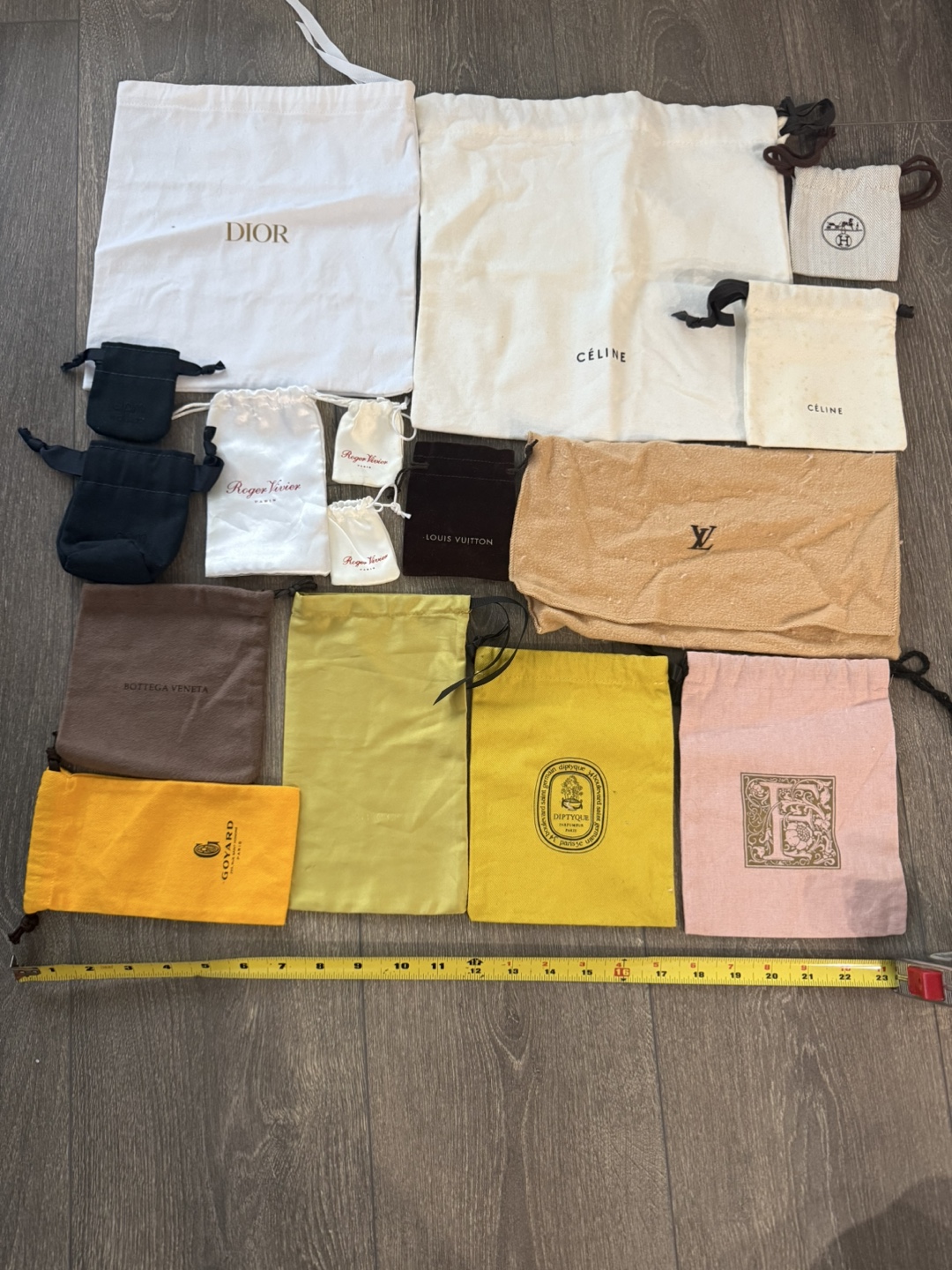 Luxury Brand Dust Bags: Dior, Louis Vuitton, Gucci + More