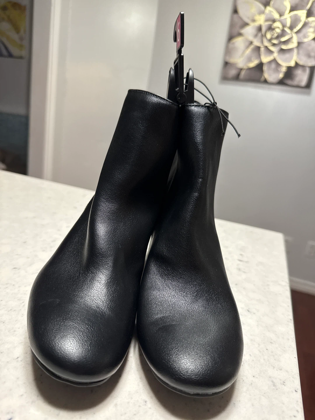 Time and Tru Black Ankle Boots - Size 6, 7 - photo 2