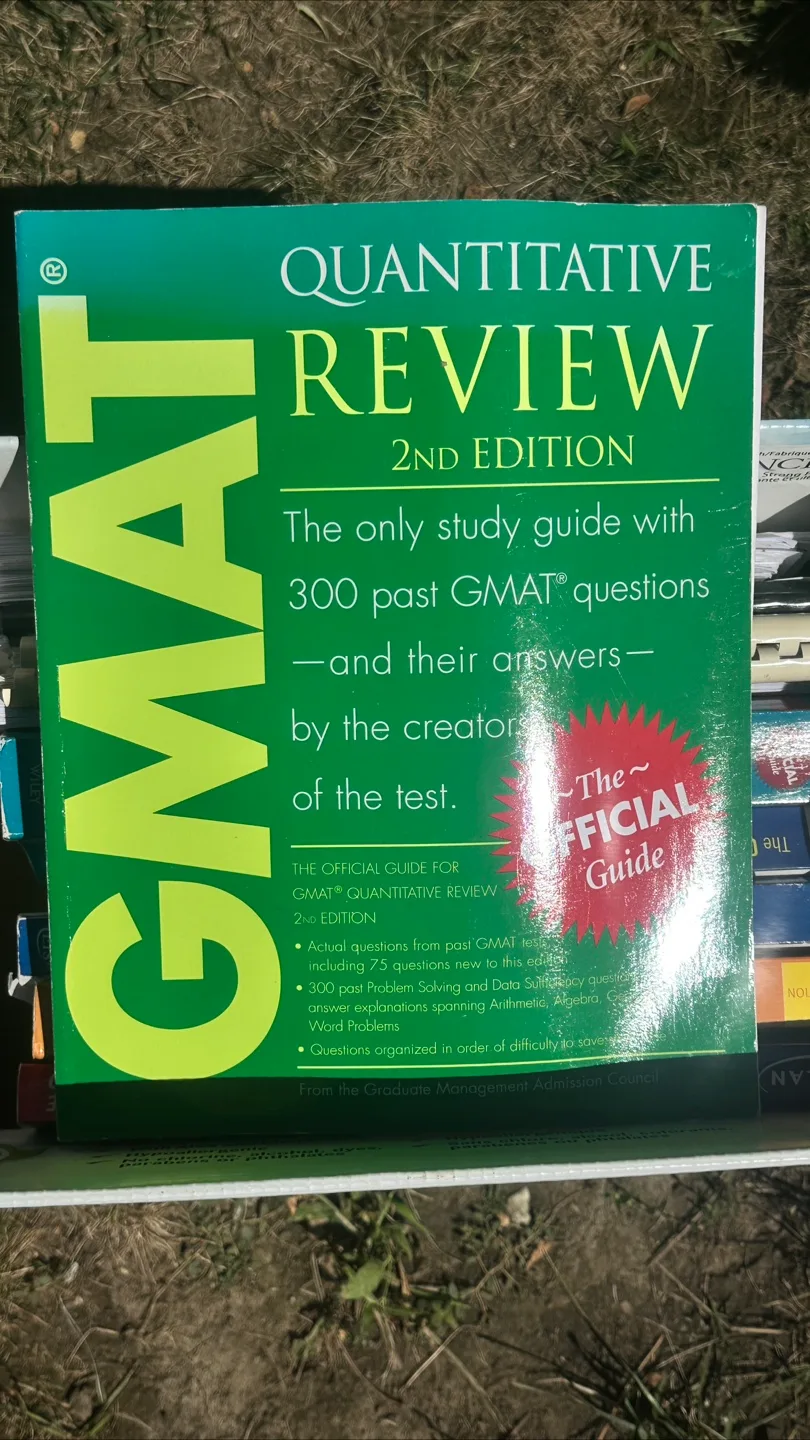 GMAT Review & Quantitative Review Books thumbnail