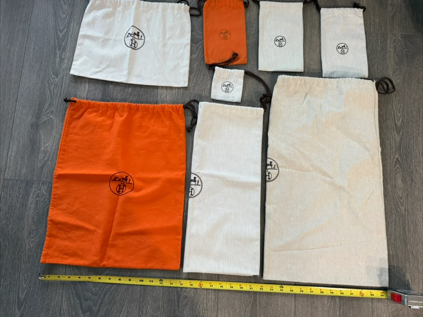 Hermès Dust Bags - Assorted Sizes thumbnail