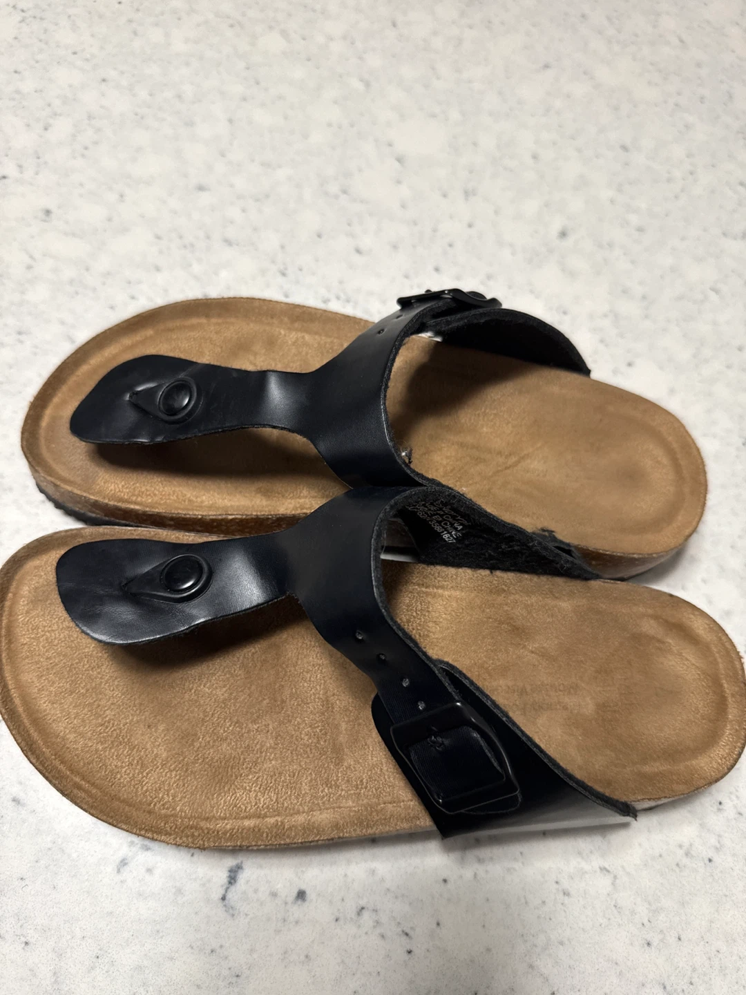 Black Sandals - Size 7