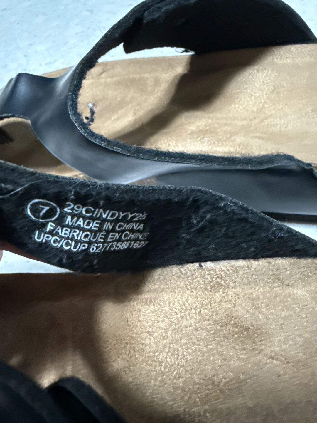 Black Sandals - Size 7 - photo 3