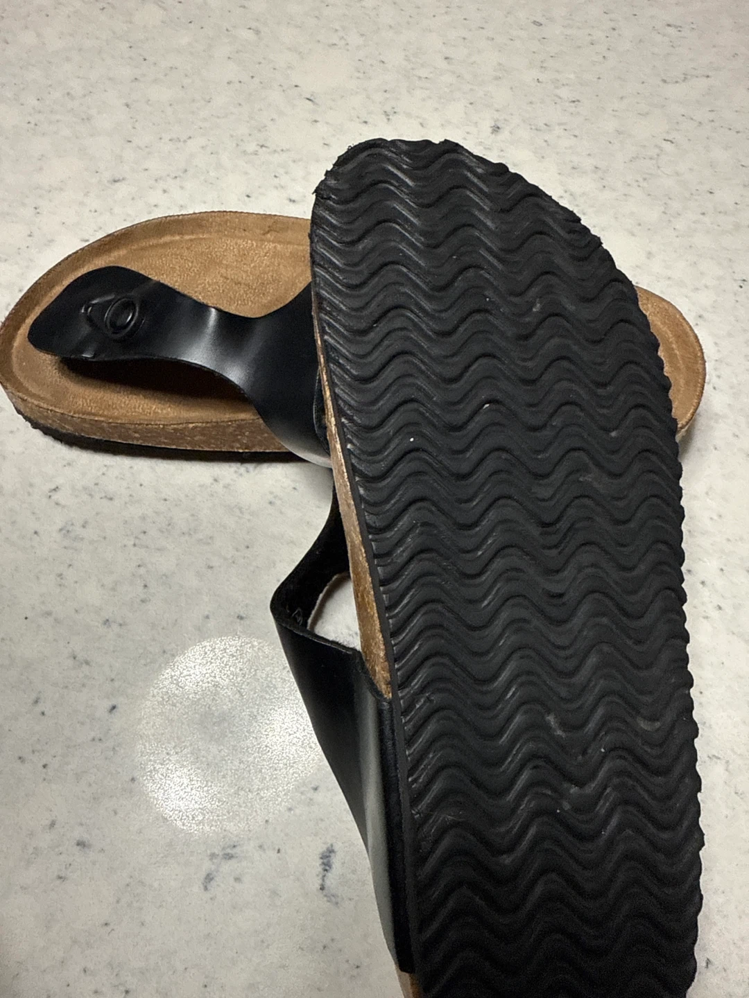 Black Sandals - Size 7 - photo 2