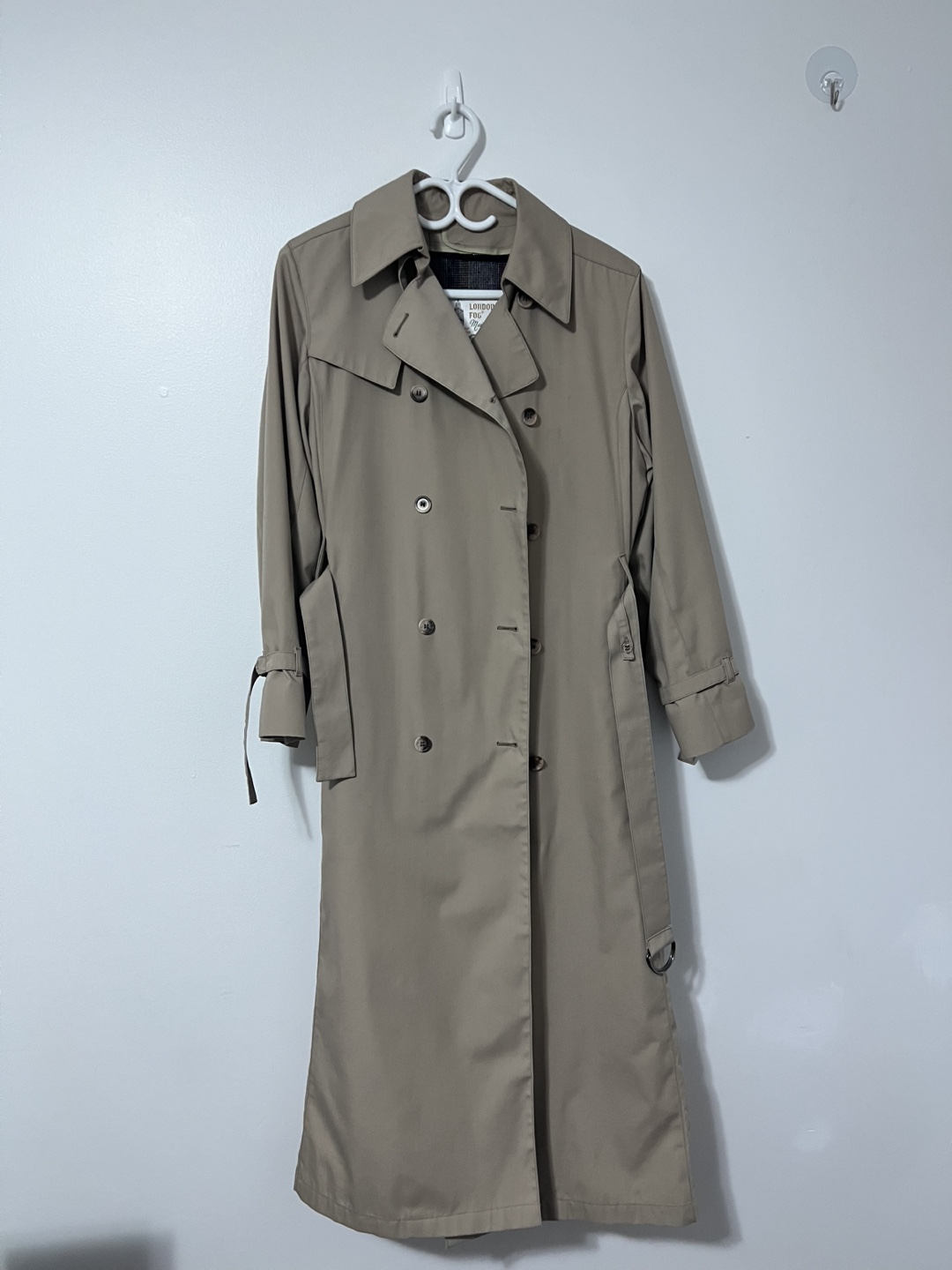 London Fog Trench Coat - Size 10 Regular