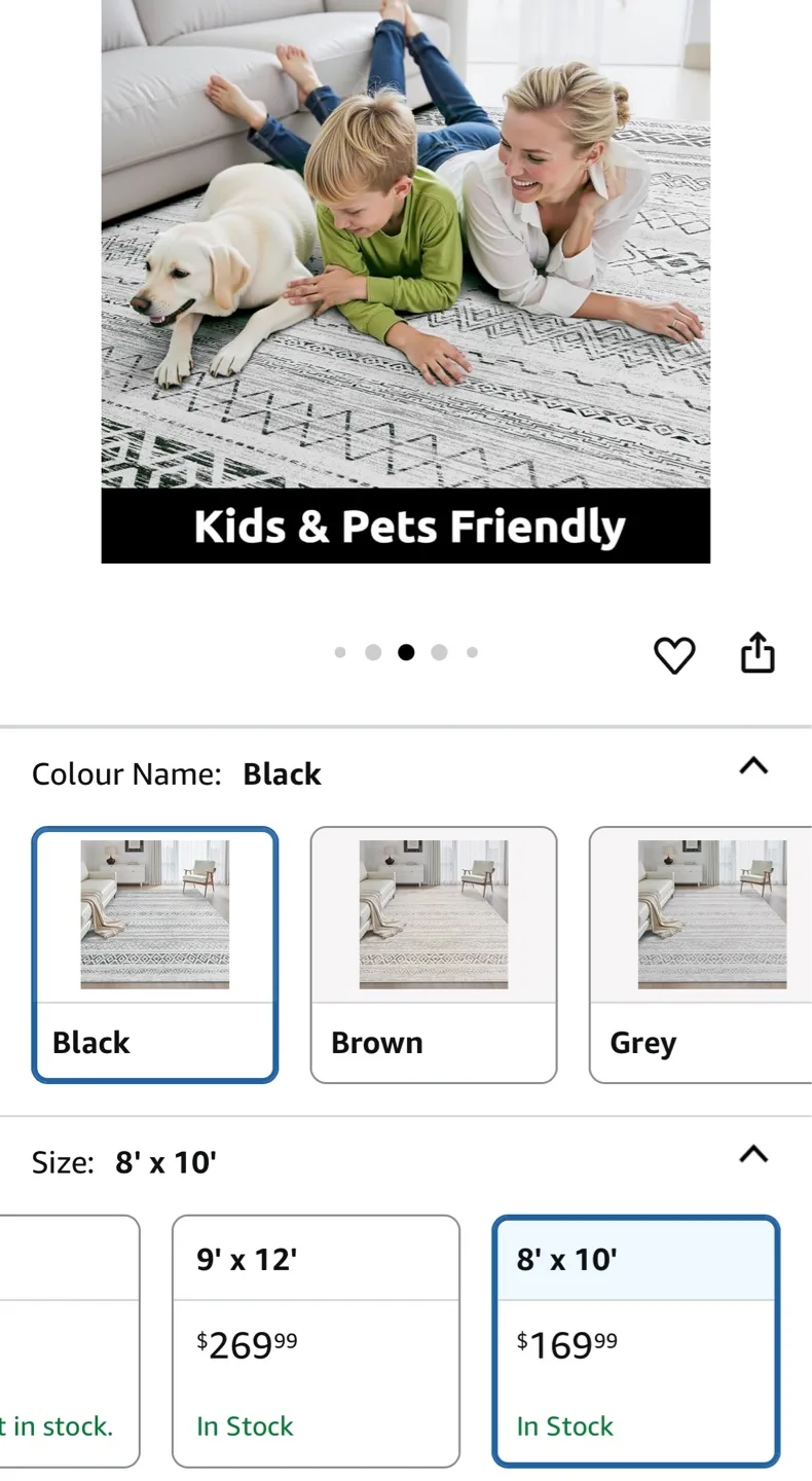 Brand new 8x10 Area Rug image indicator(3)