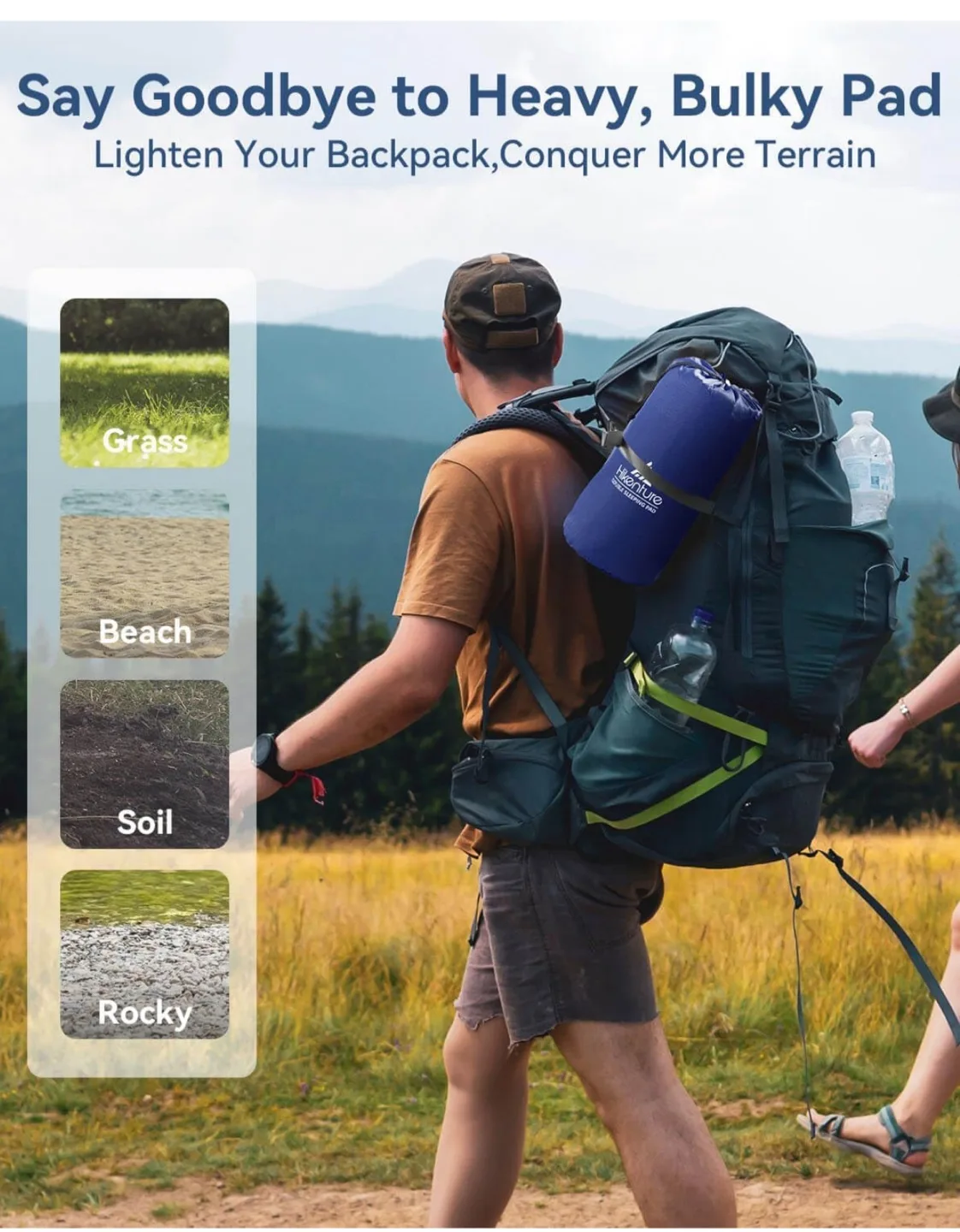 Hikenture Inflatable Sleeping Pad - Like New! image indicator(8)