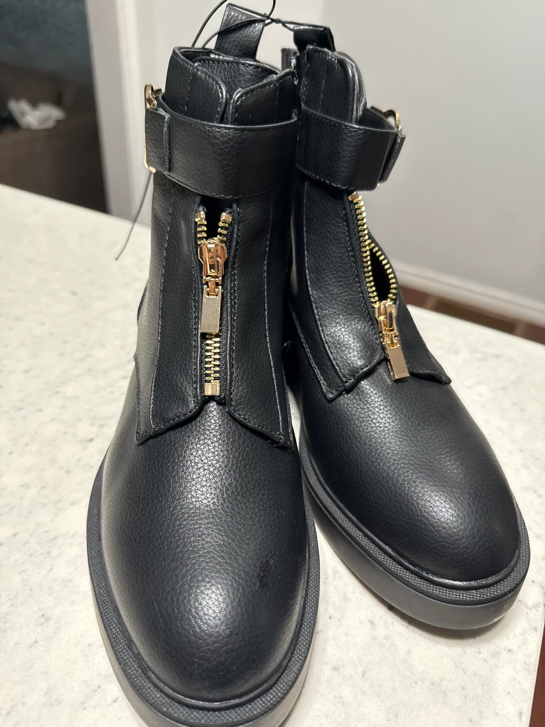 MOXX Black Ankle Boots Size 6 - photo 2