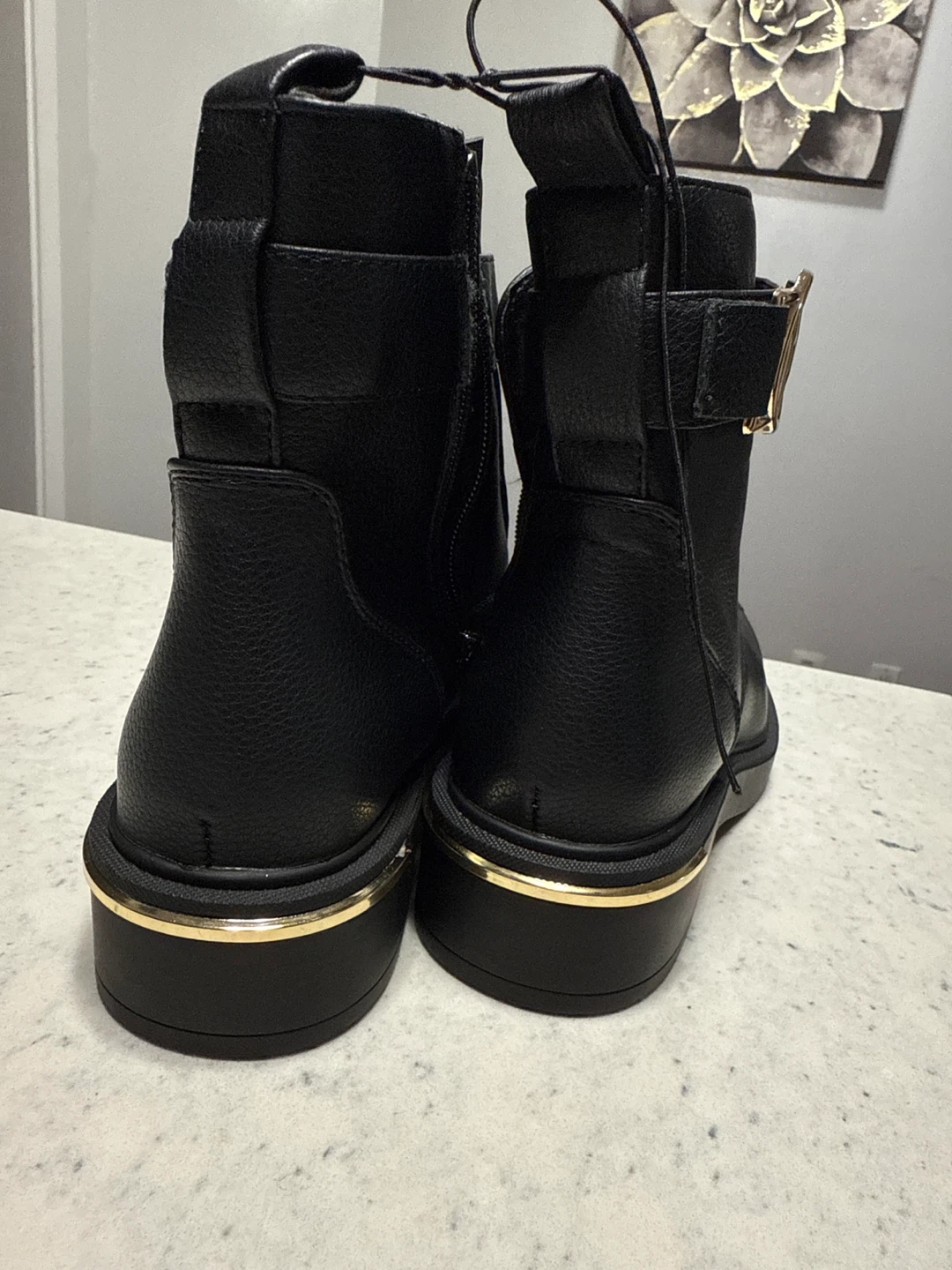 MOXX Black Ankle Boots Size 6 - photo 4