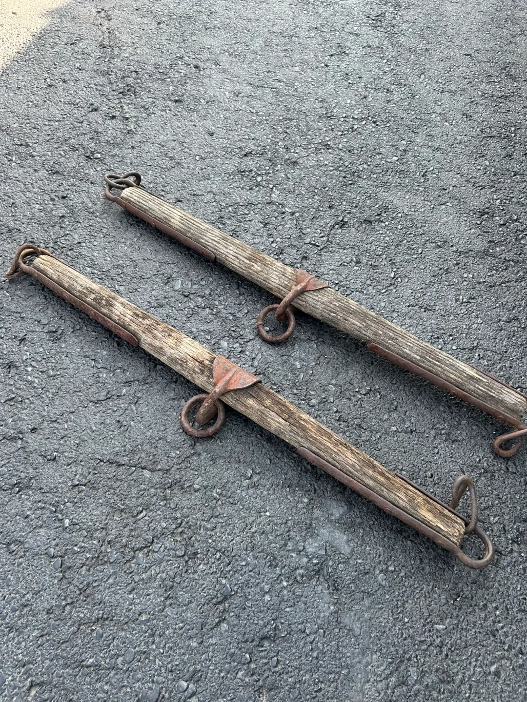 Antique Doubletree Horse Harness Pieces thumbnail