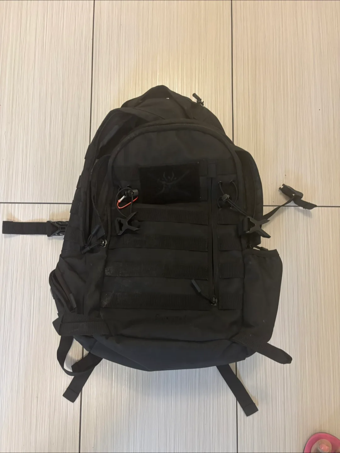 Samurai Tactical Black Backpack thumbnail