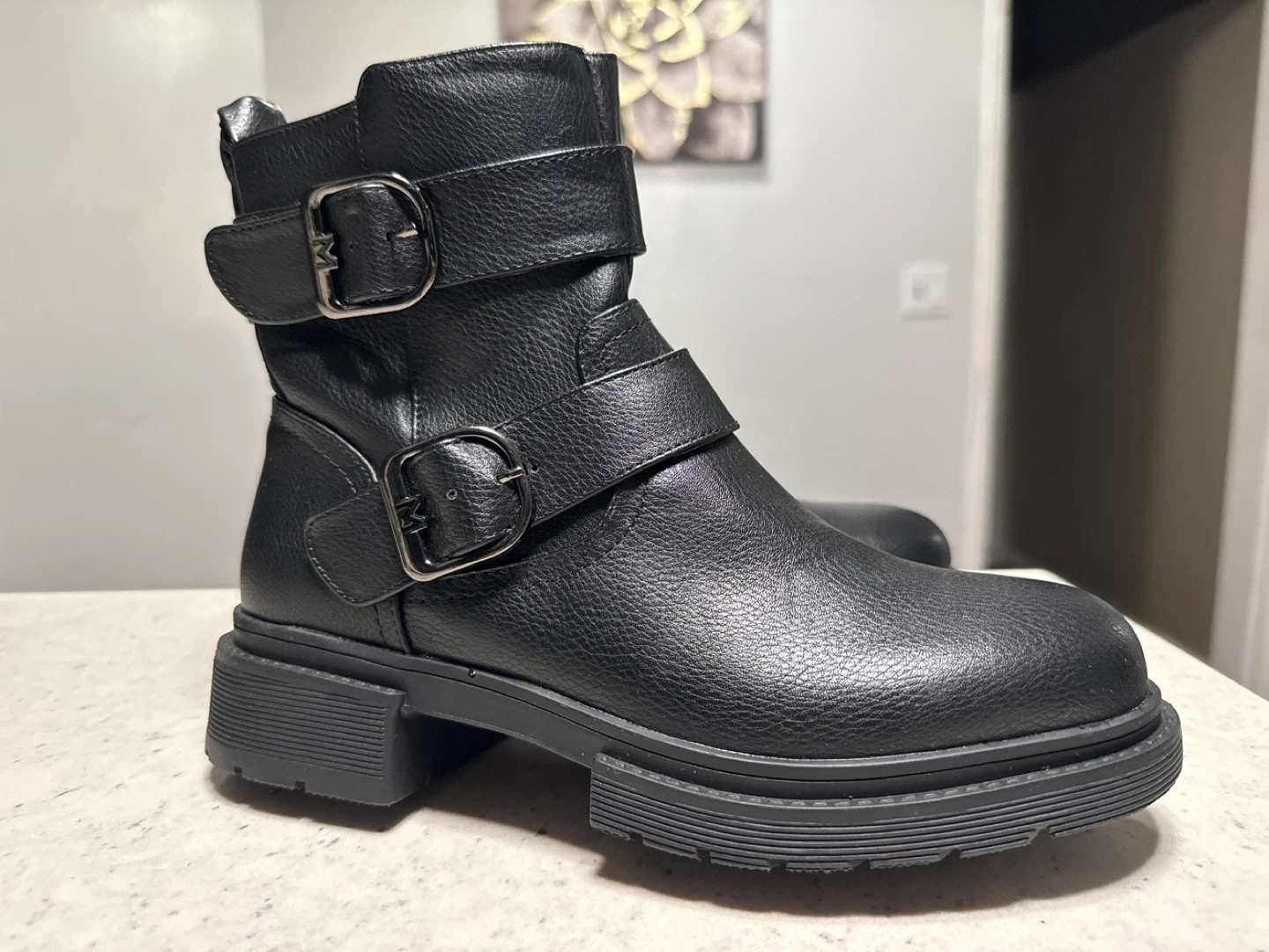 MGXX Black Ankle Boots - Size 7, 9