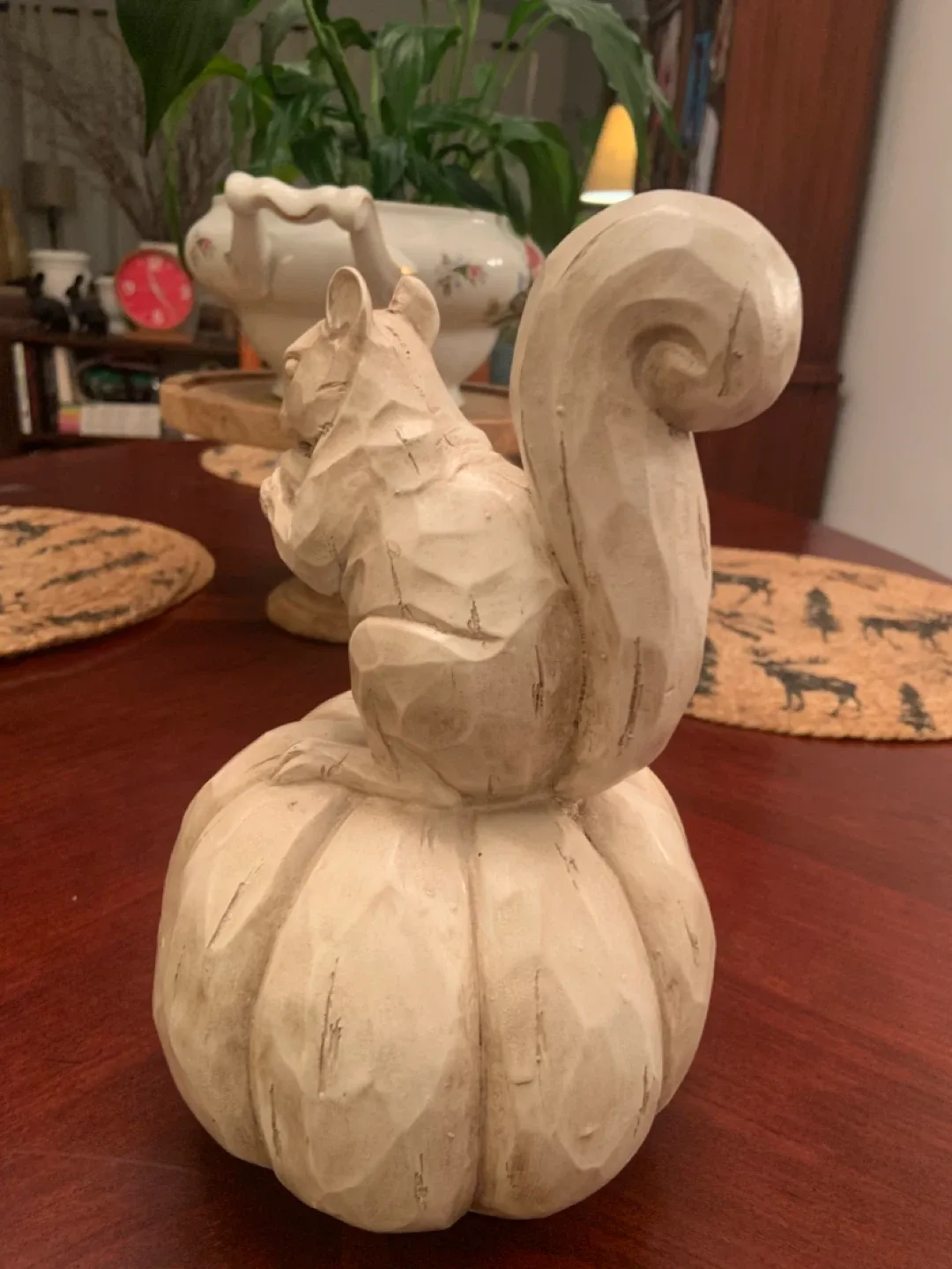 New Squirrel on Pumpkin Fall Decoration image indicator(6)