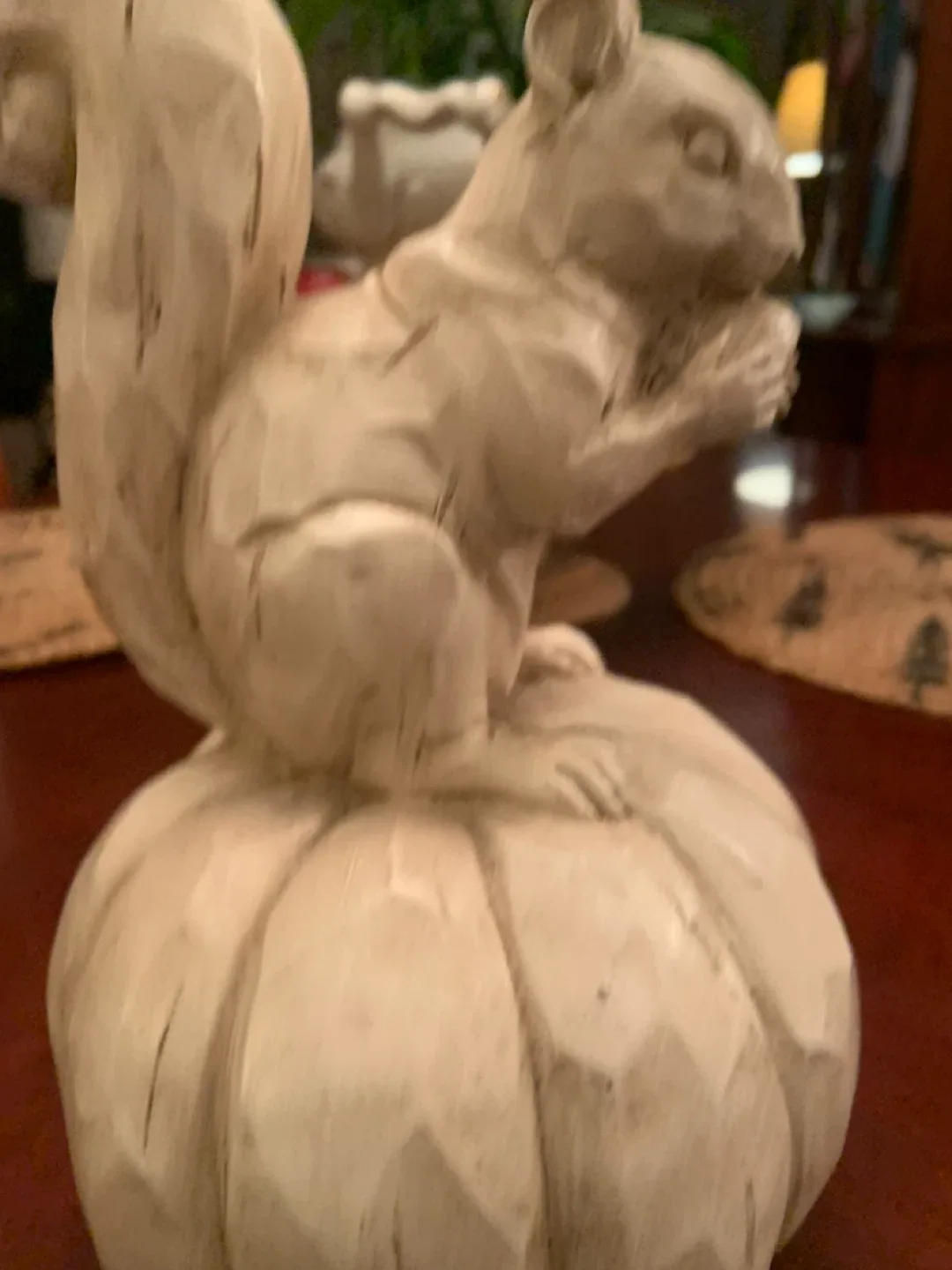 New Squirrel on Pumpkin Fall Decoration image indicator(2)