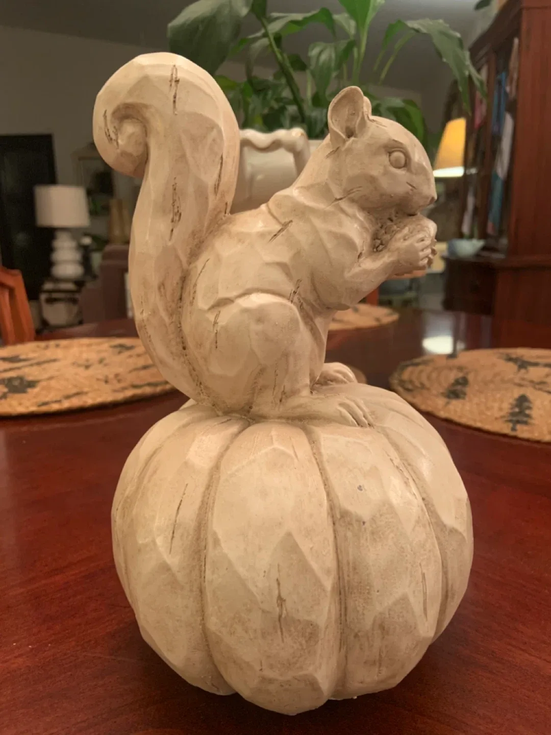 New Squirrel on Pumpkin Fall Decoration thumbnail