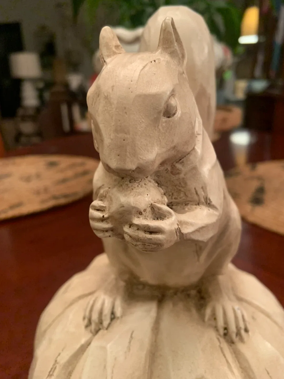 New Squirrel on Pumpkin Fall Decoration image indicator(5)