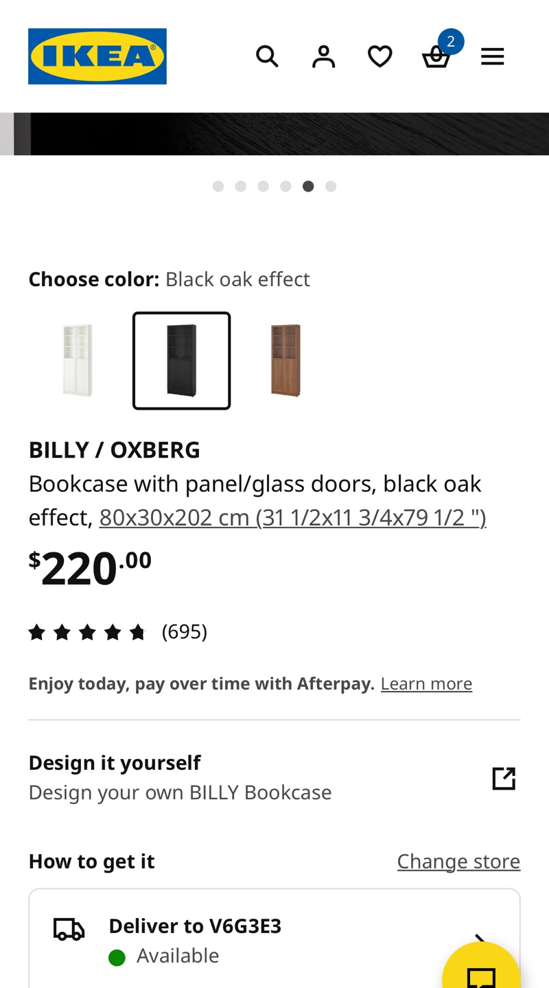 2 IKEA BILLY Bookshelves with extra shelves - photo 5