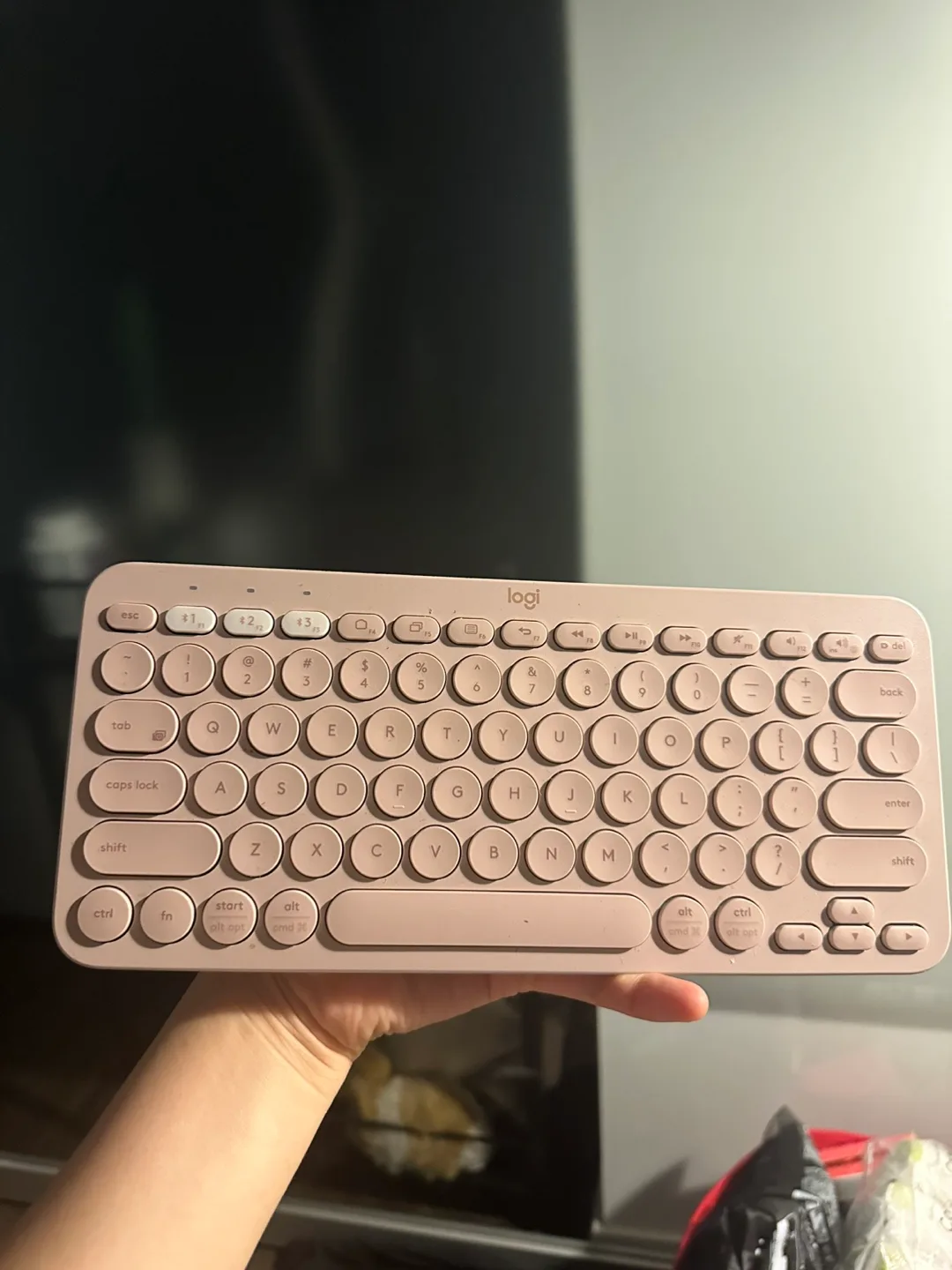 Logitech K380 Multi-Device Bluetooth Keyboard - Rose