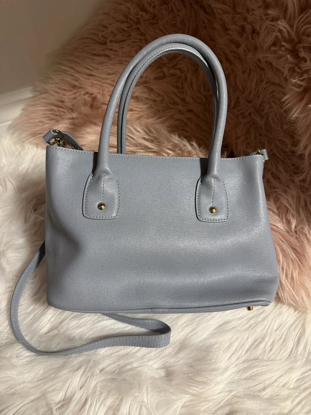 Furla Blue Leather Handbag image indicator(2)