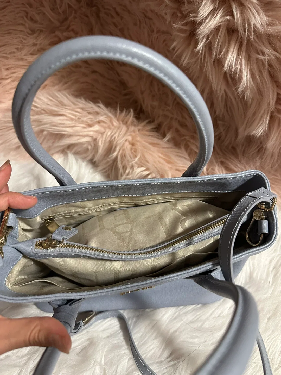 Furla Blue Leather Handbag image indicator(3)