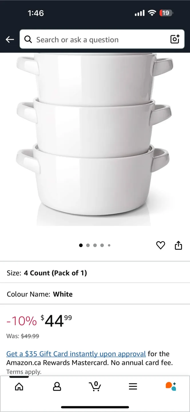 Dowan Souffle Dishes - 4 Count - White image indicator(3)