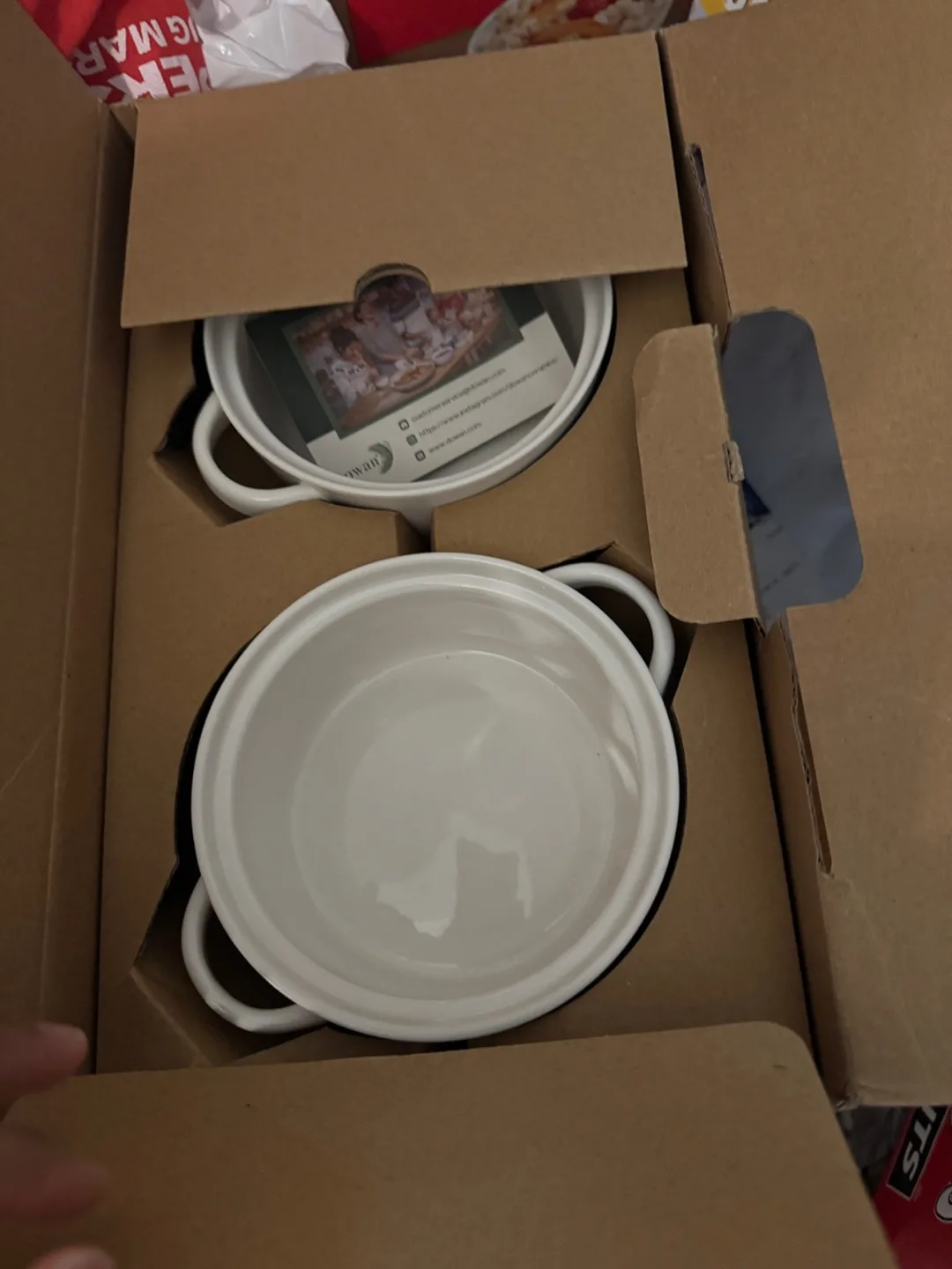 Dowan Souffle Dishes - 4 Count - White image indicator(2)