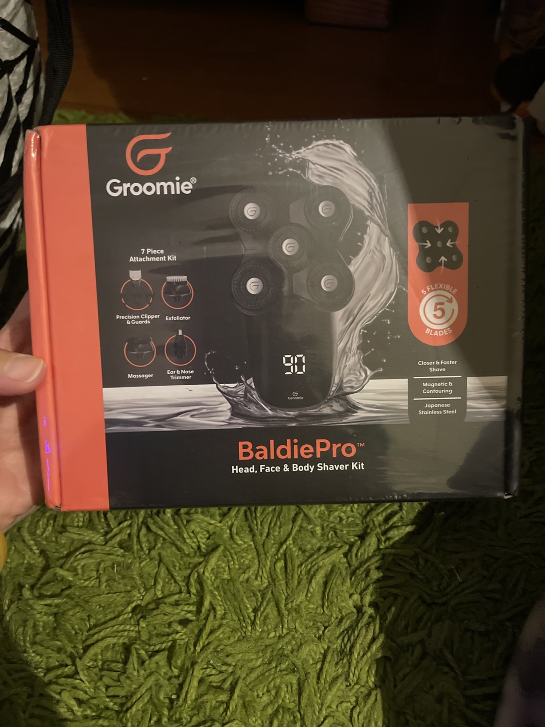 New Groomie BaldiePro Head & Body Shaver Kit