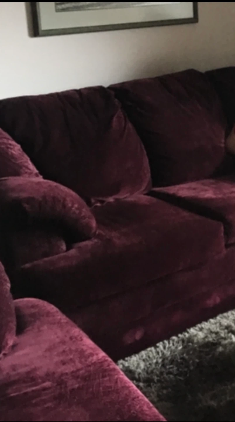 Burgundy Sofa