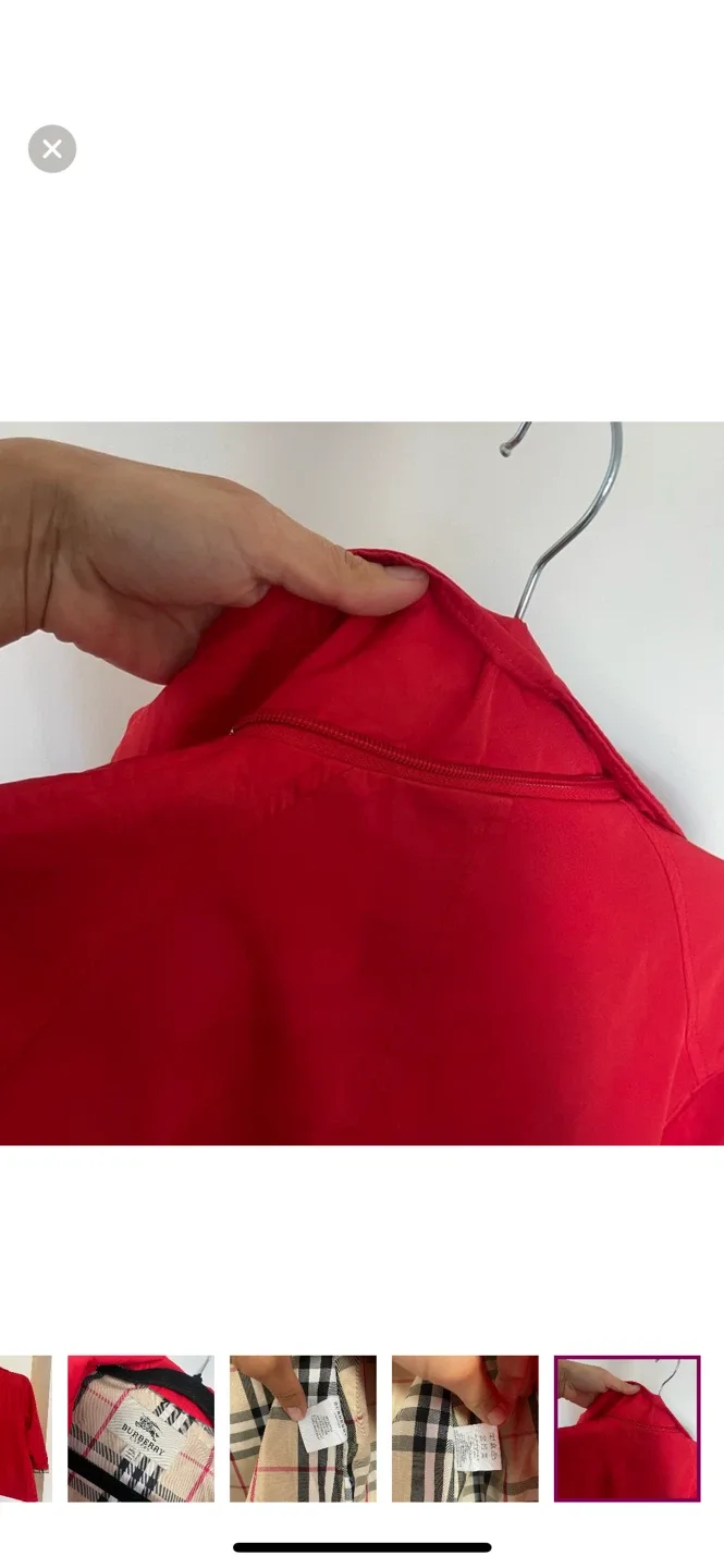 Burberry London Children’s Red Jacket, Size XXL image indicator(6)