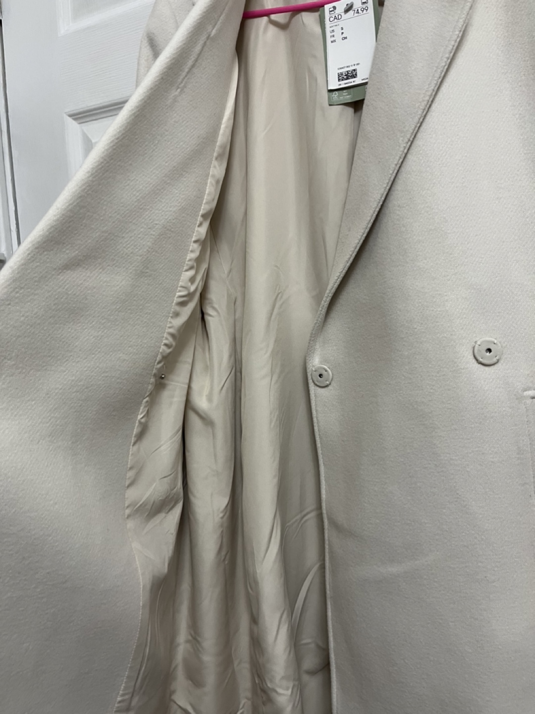 H&M Beige Belted Coat - photo 3