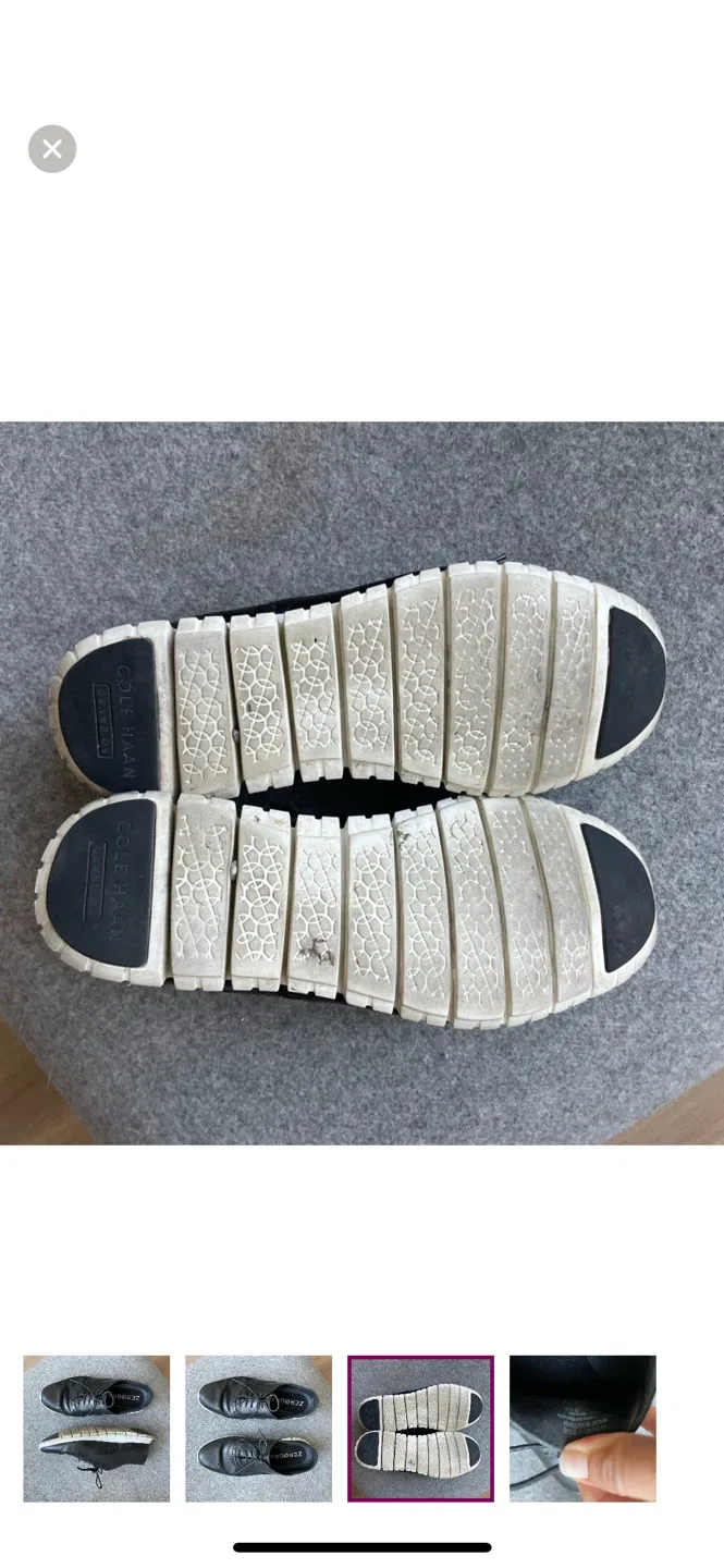 Cole Haan Zerogrand Wingtip Oxford Black Size 8.5 image indicator(3)