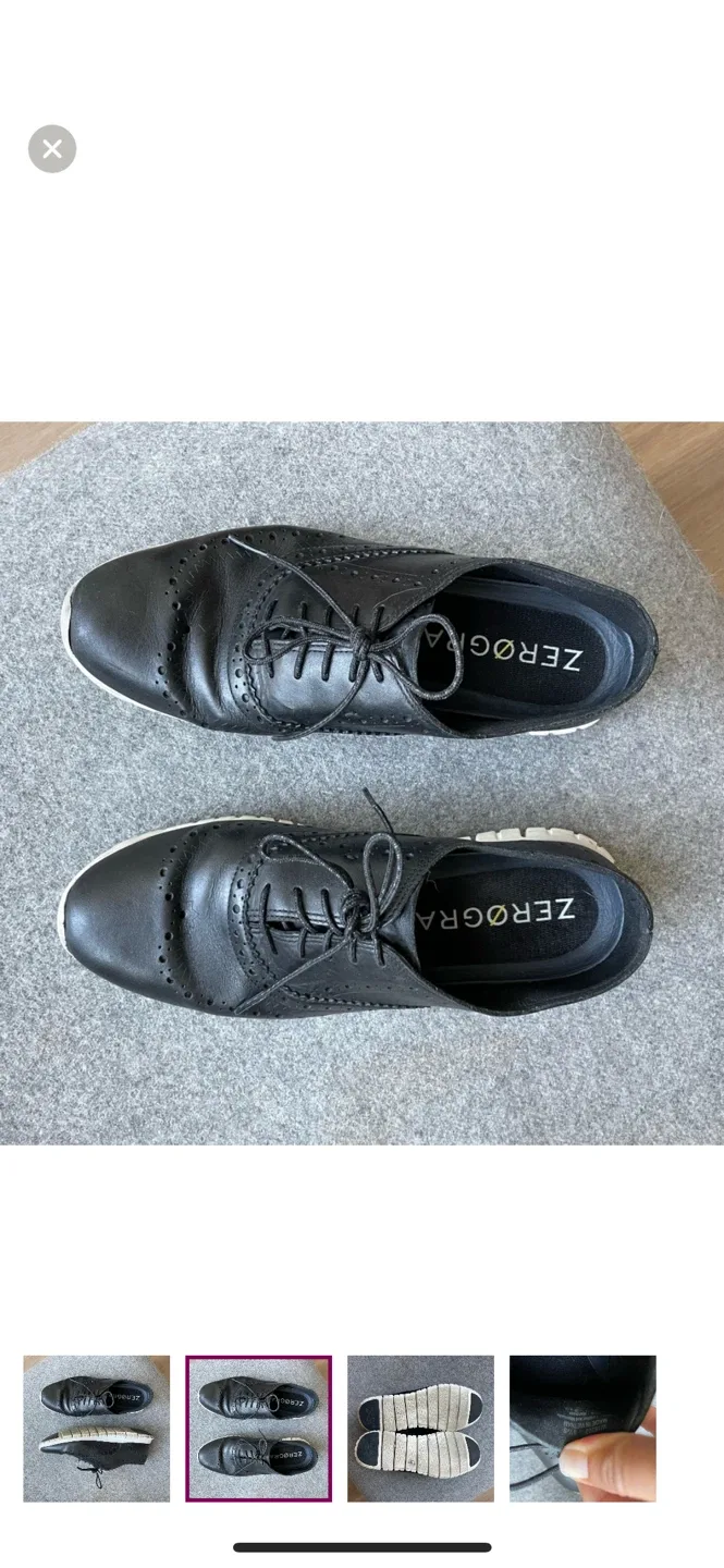 Cole Haan Zerogrand Wingtip Oxford Black Size 8.5 image indicator(2)