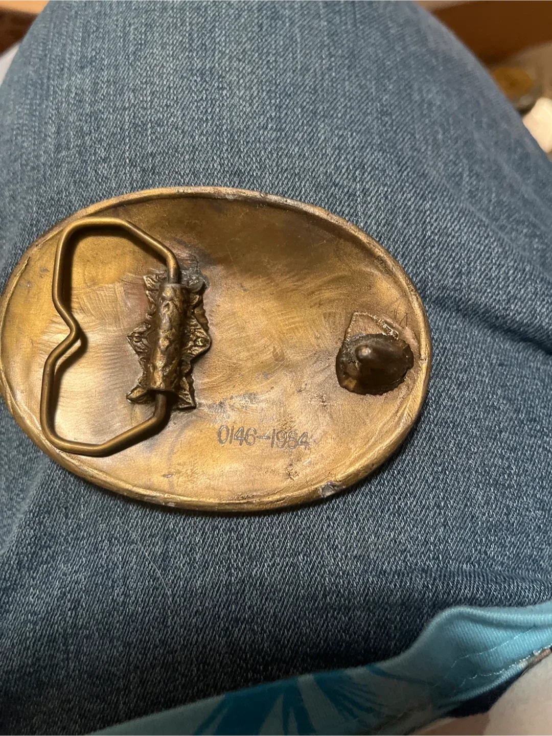 Vintage Argus Drilling Belt Buckle image indicator(2)